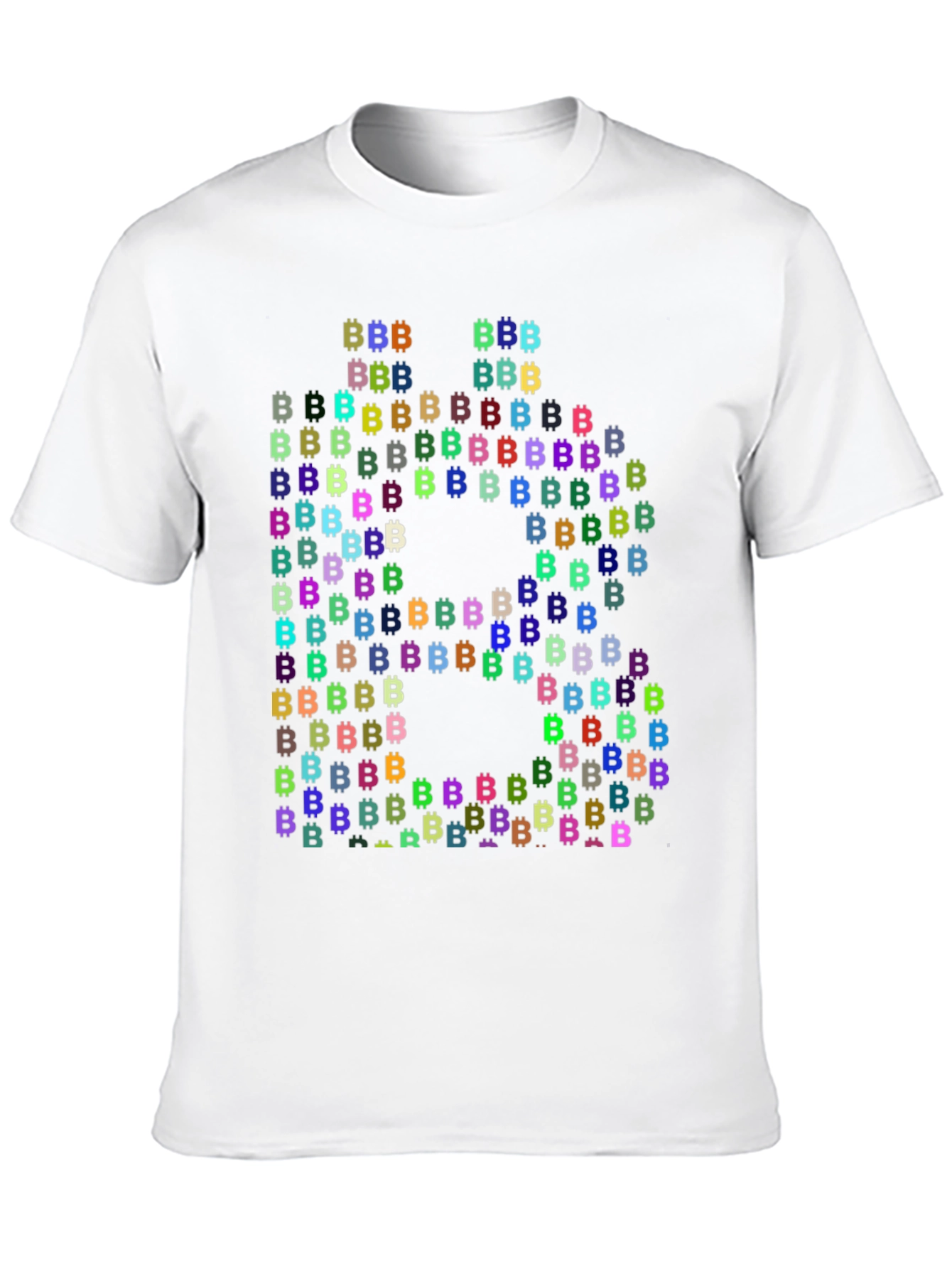 Bitcoin Cryptocurrency T-Shirt Black Cotton