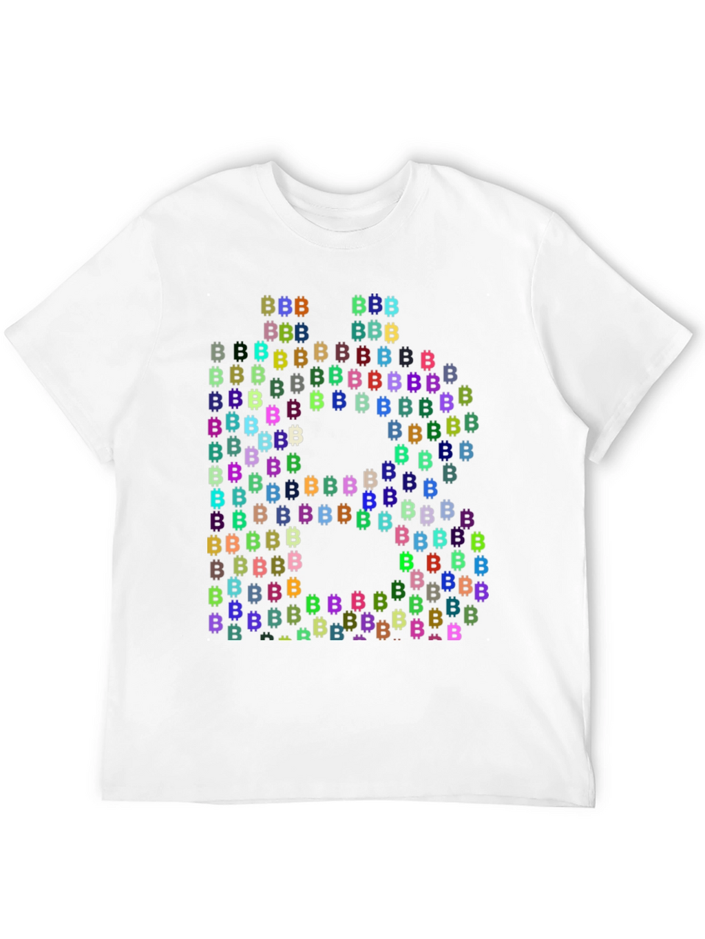 Bitcoin Cryptocurrency T-Shirt Black Cotton