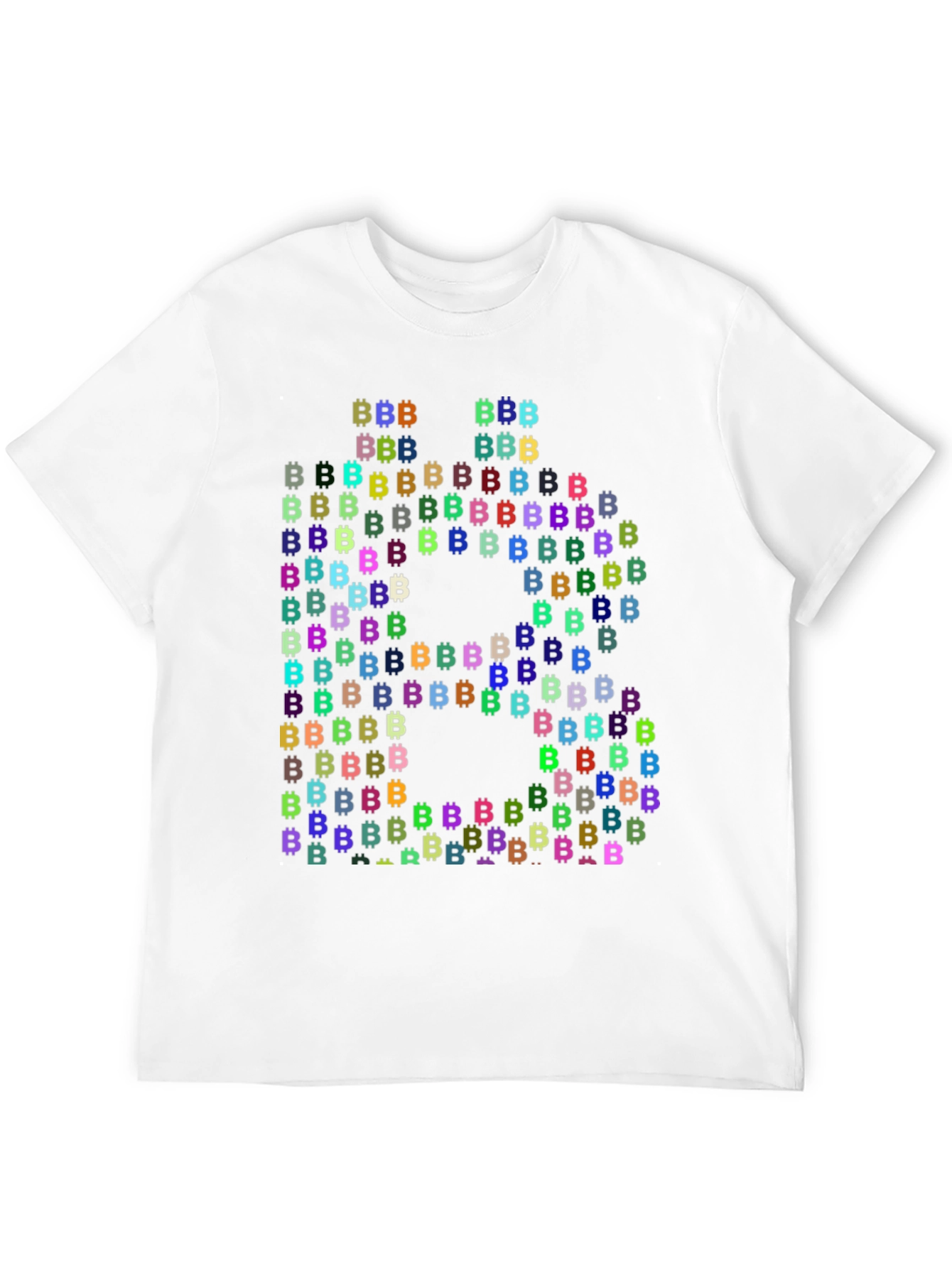 Bitcoin Cryptocurrency T-Shirt Black Cotton