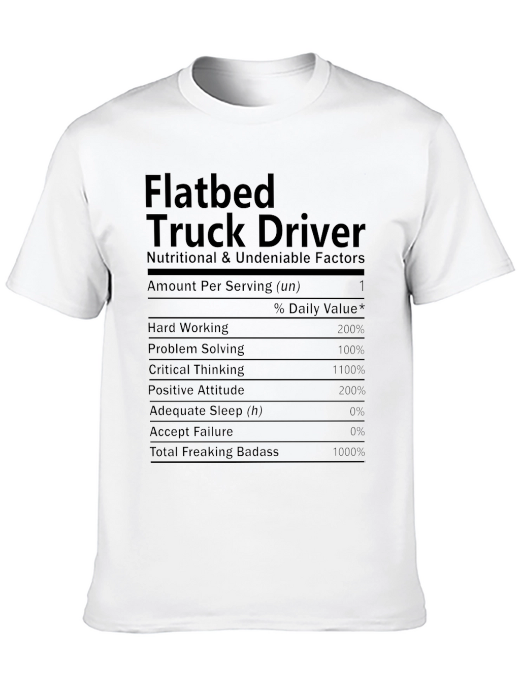 Flatbed Truck Driver Novelty T-Shirt
