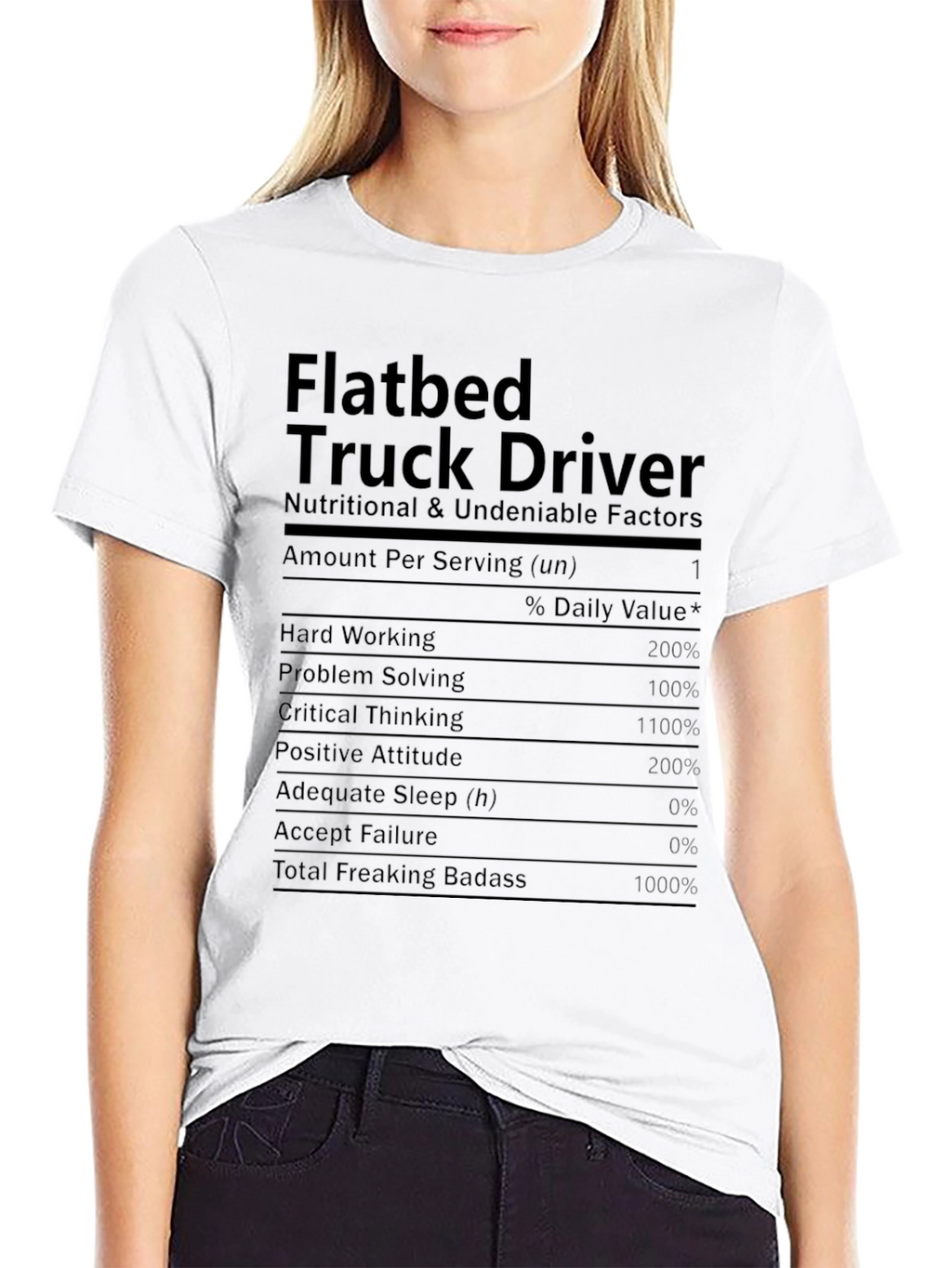 Flatbed Truck Driver Novelty T-Shirt