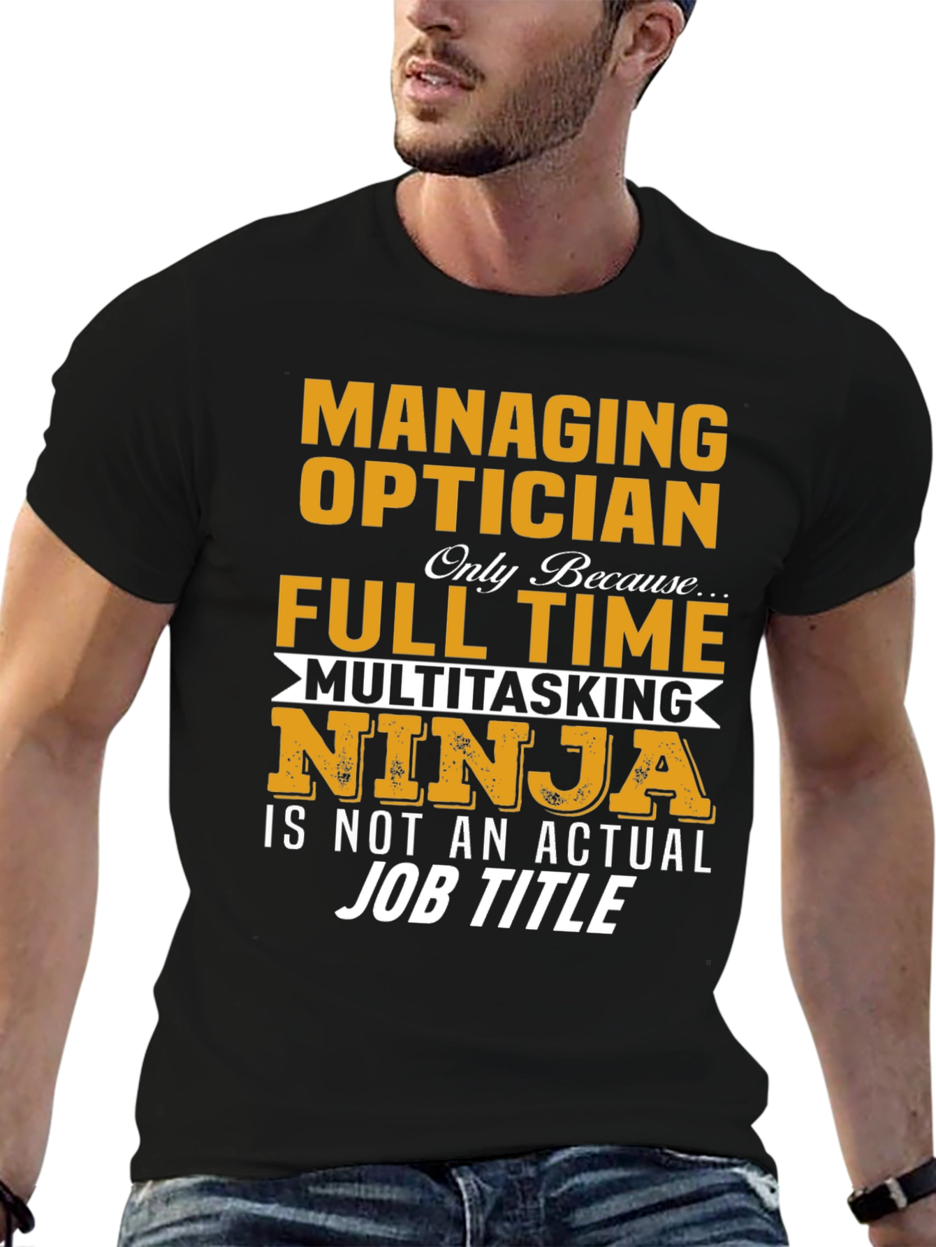Managing Optician Full Time Ninja T-Shirt
