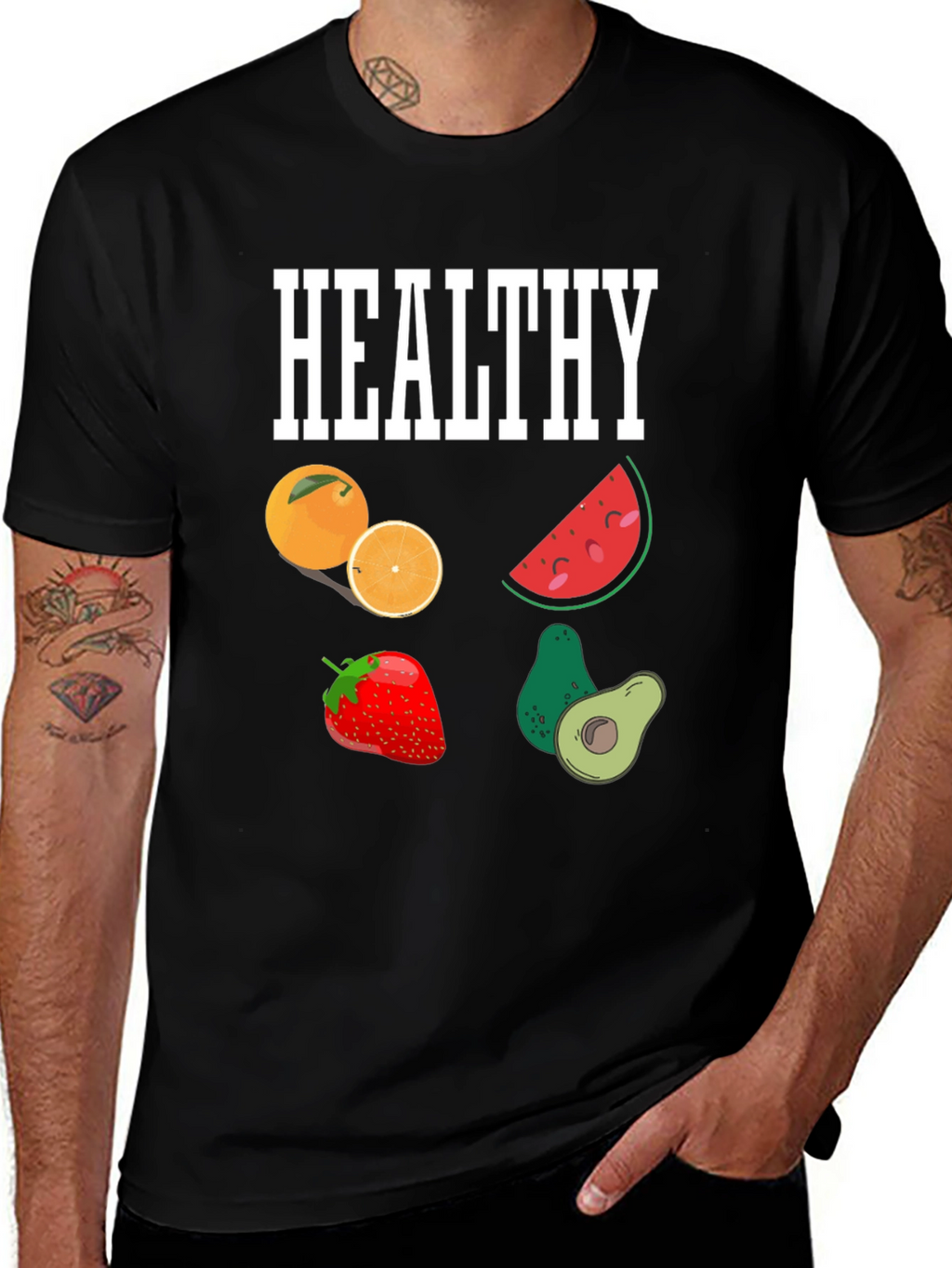 Healthy Living Graphic Tee