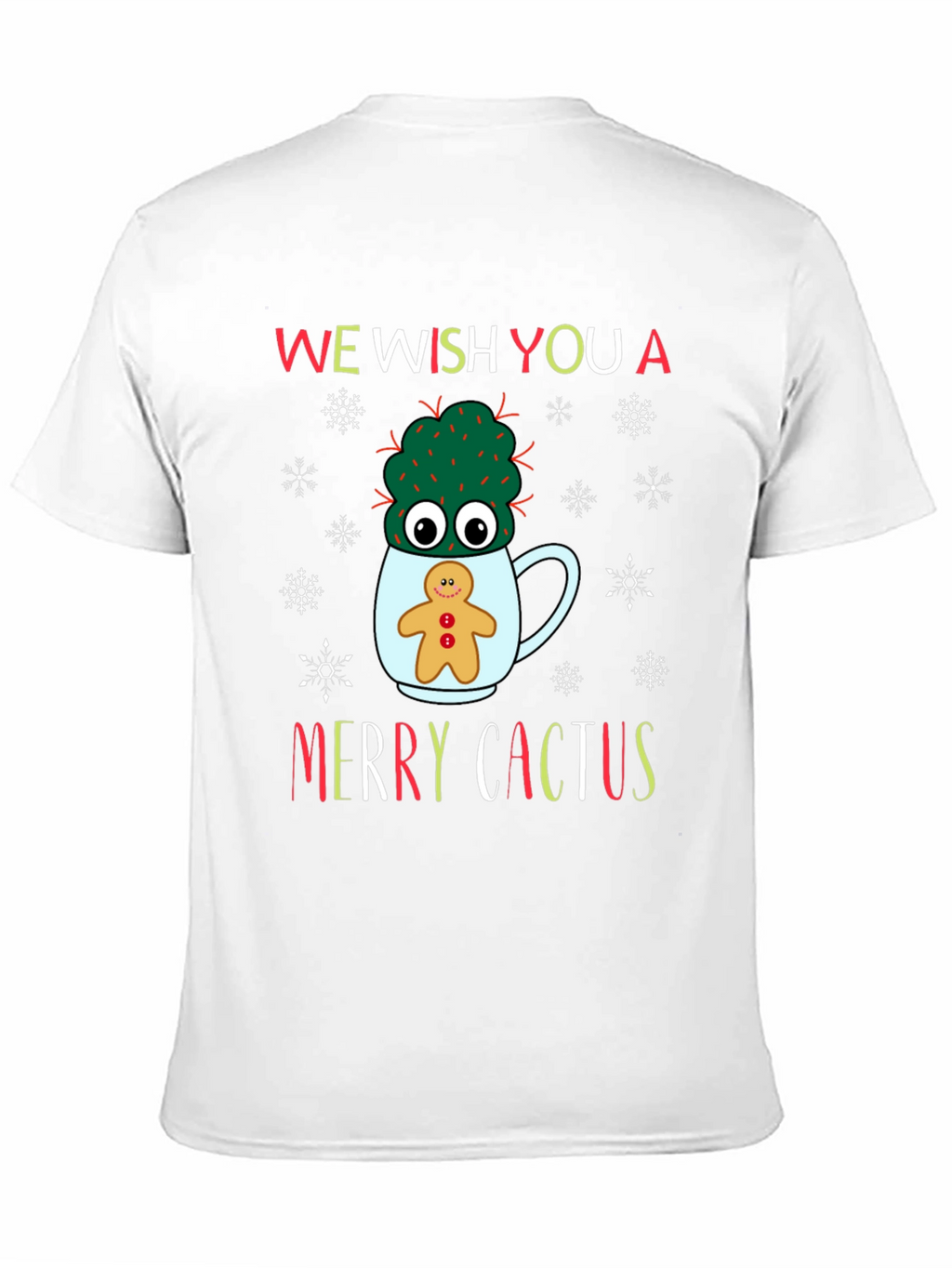 Merry Cactus Christmas T-Shirt - Holiday Novelty