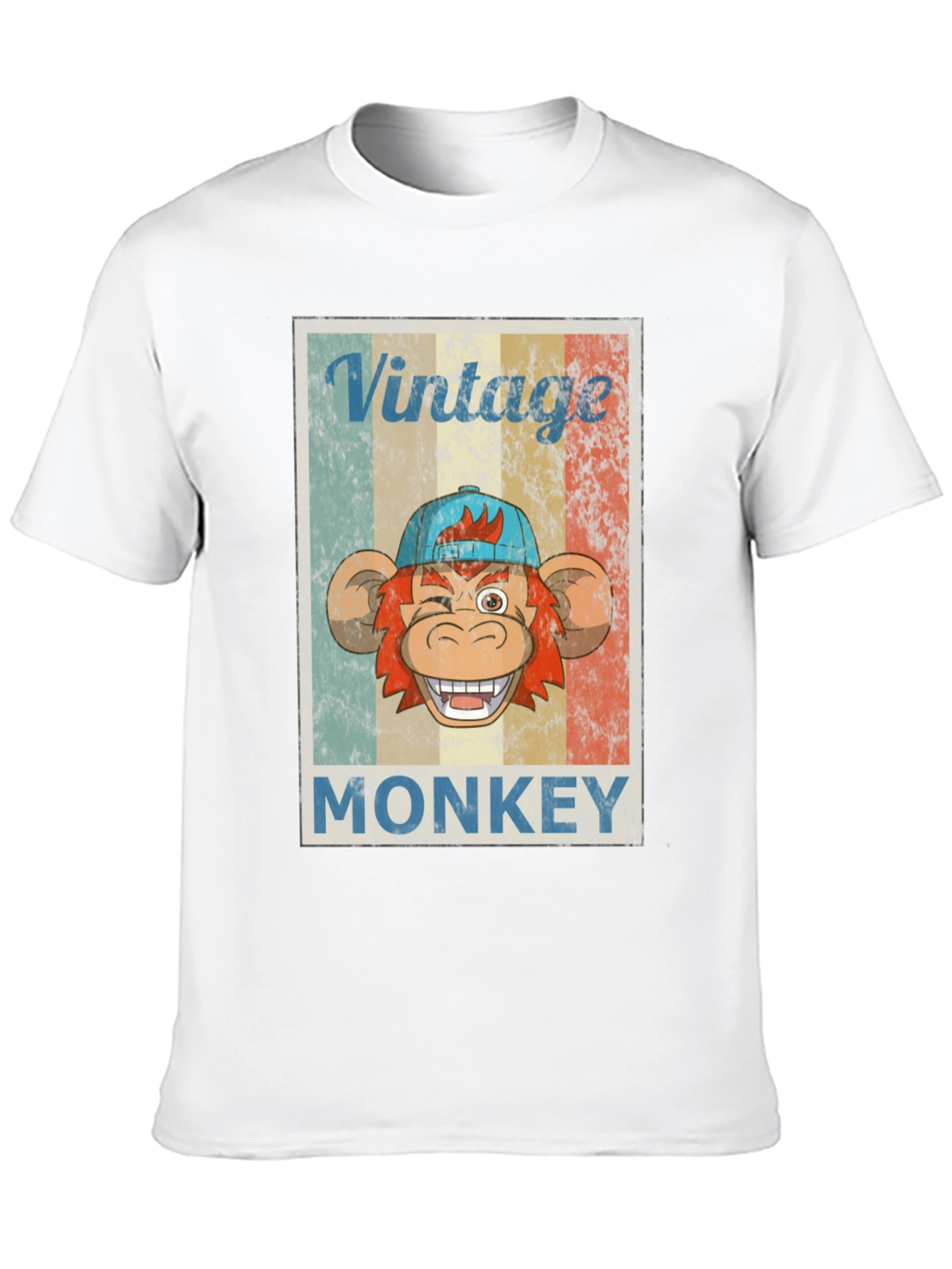 Vintage Monkey Graphic T-Shirt