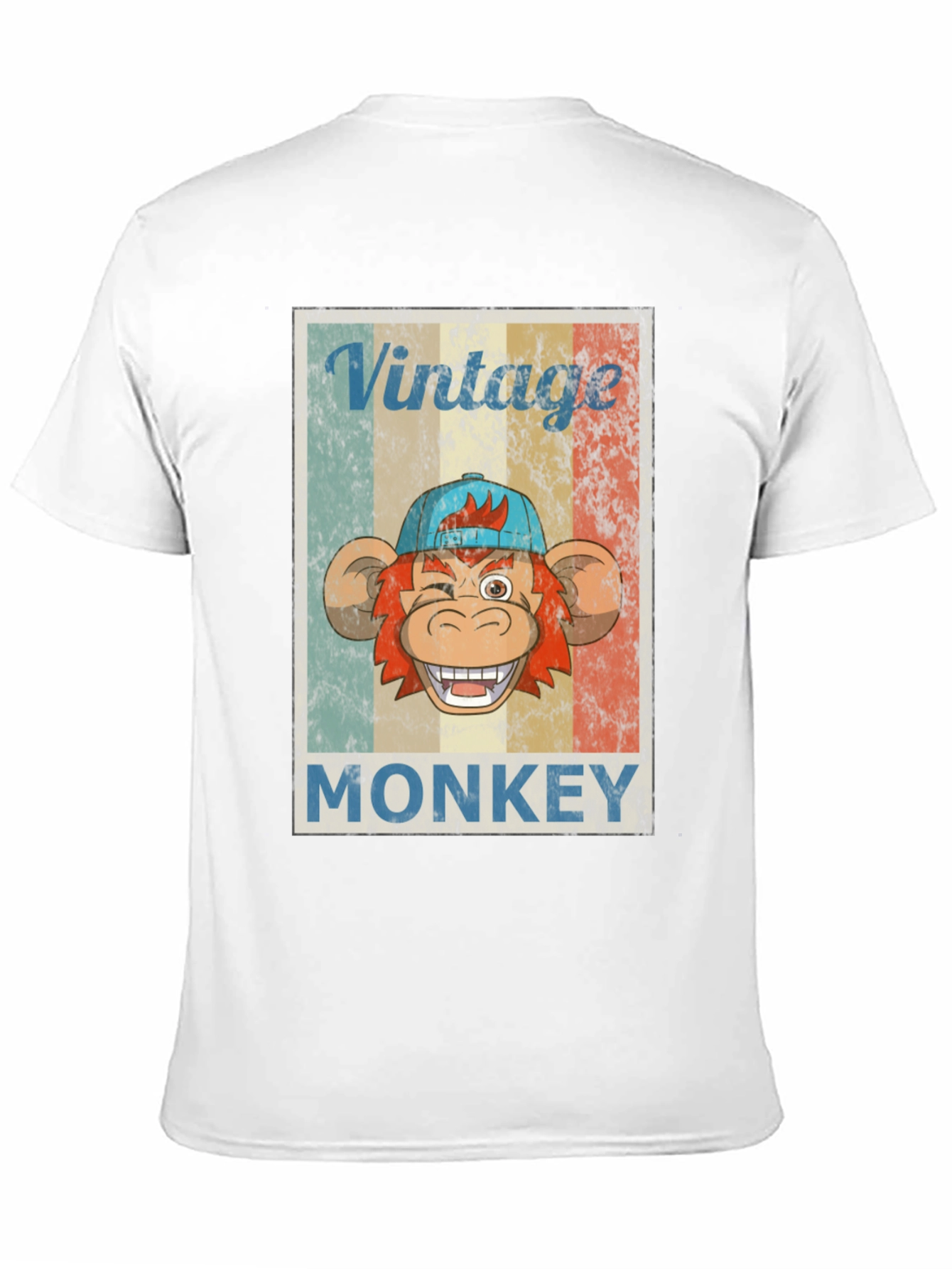 Vintage Monkey Graphic T-Shirt