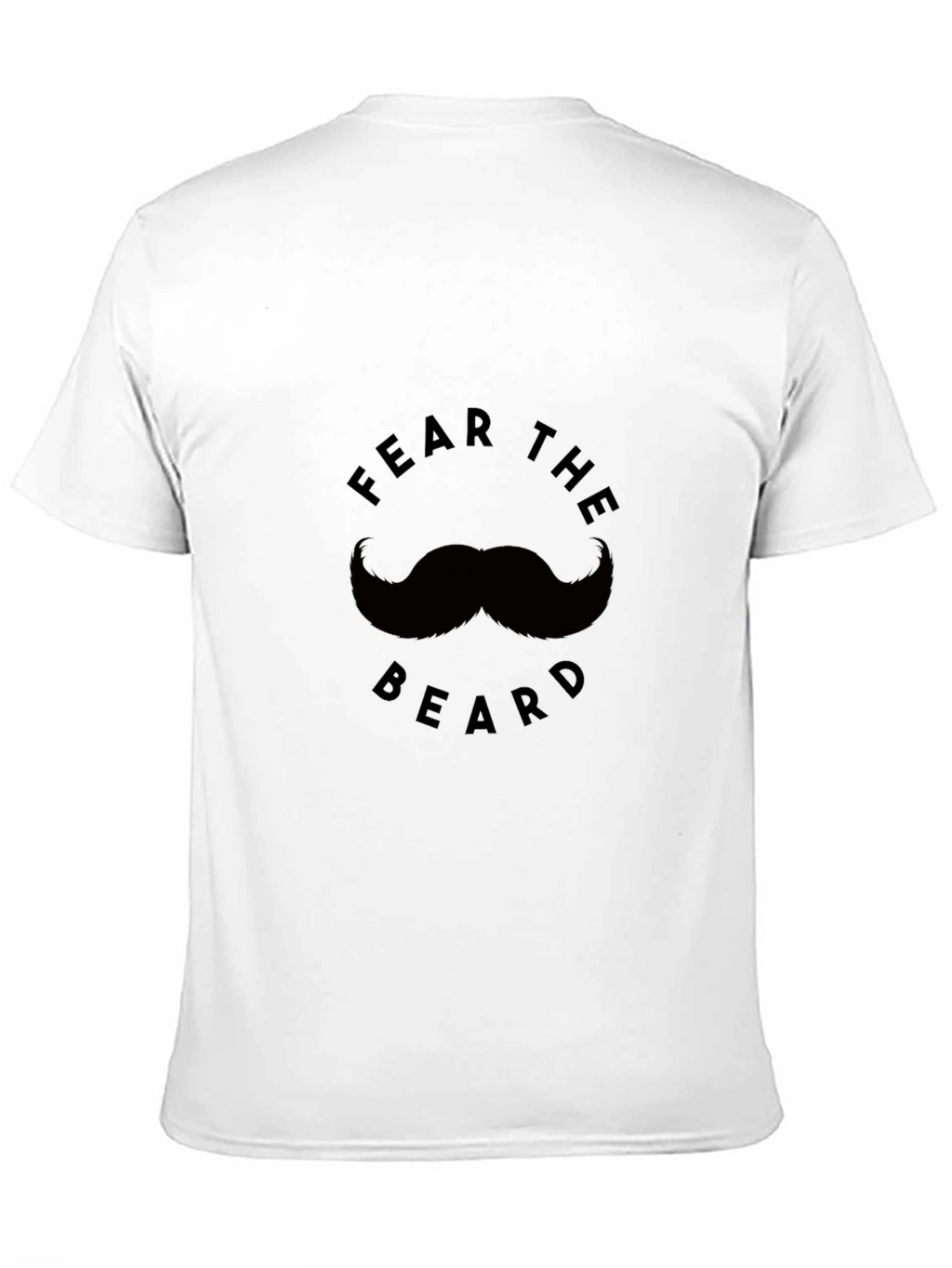 Fear the Beard Graphic Tee - Black Cotton T-Shirt