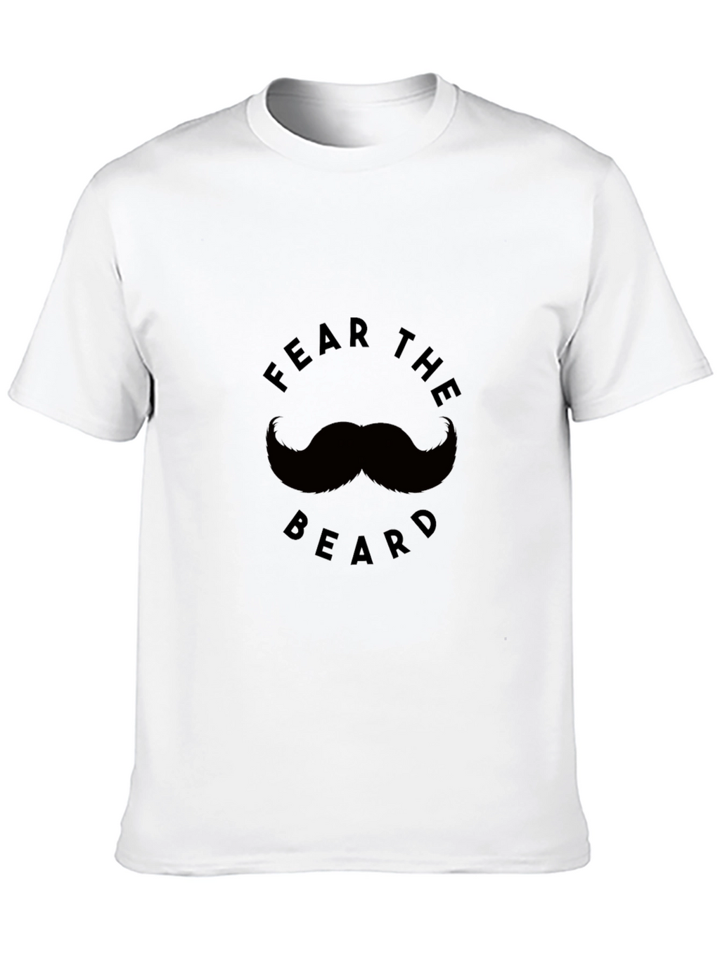Fear the Beard Graphic Tee - Black Cotton T-Shirt