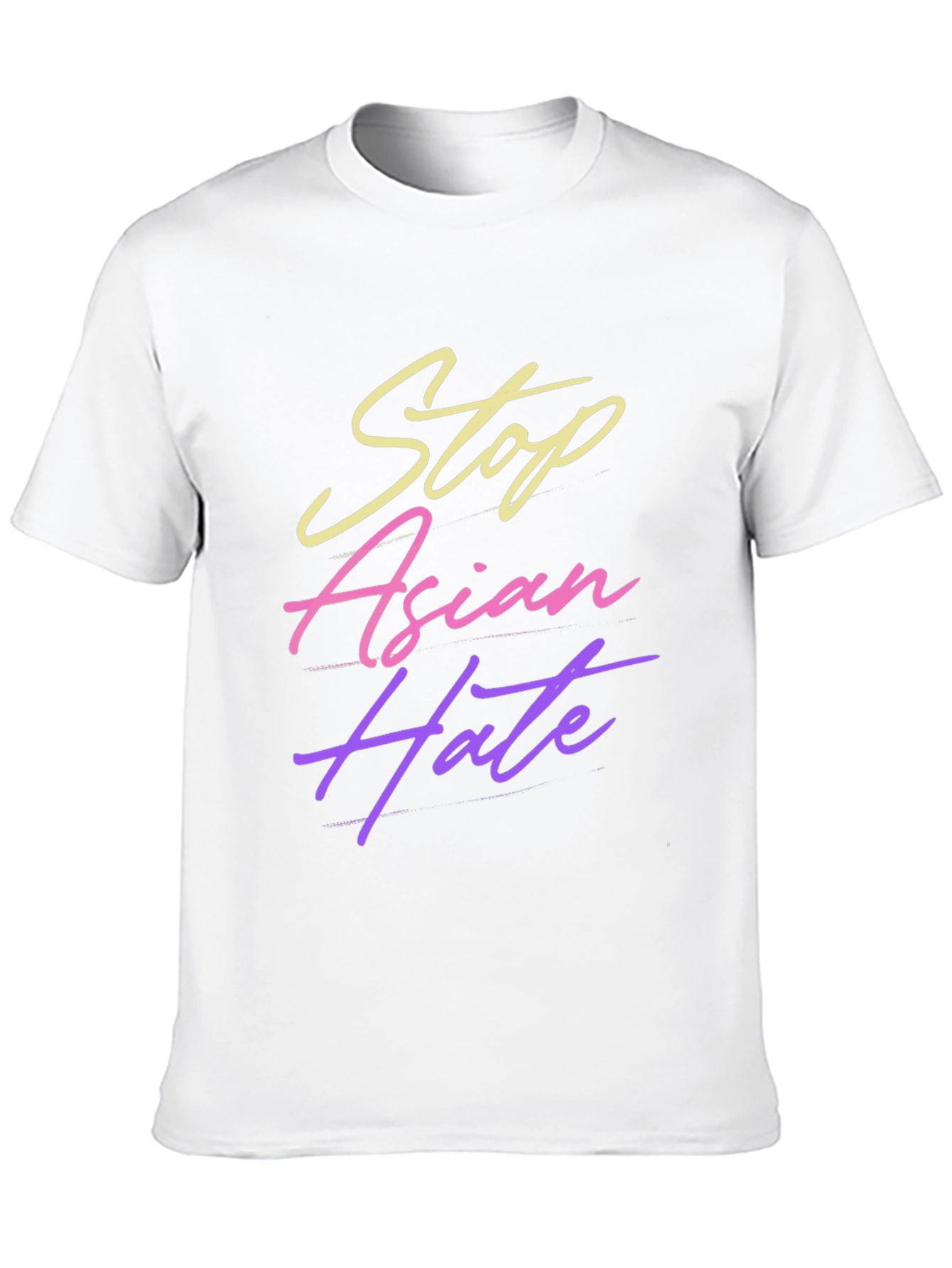 Stop Asian Hate Black T-Shirt