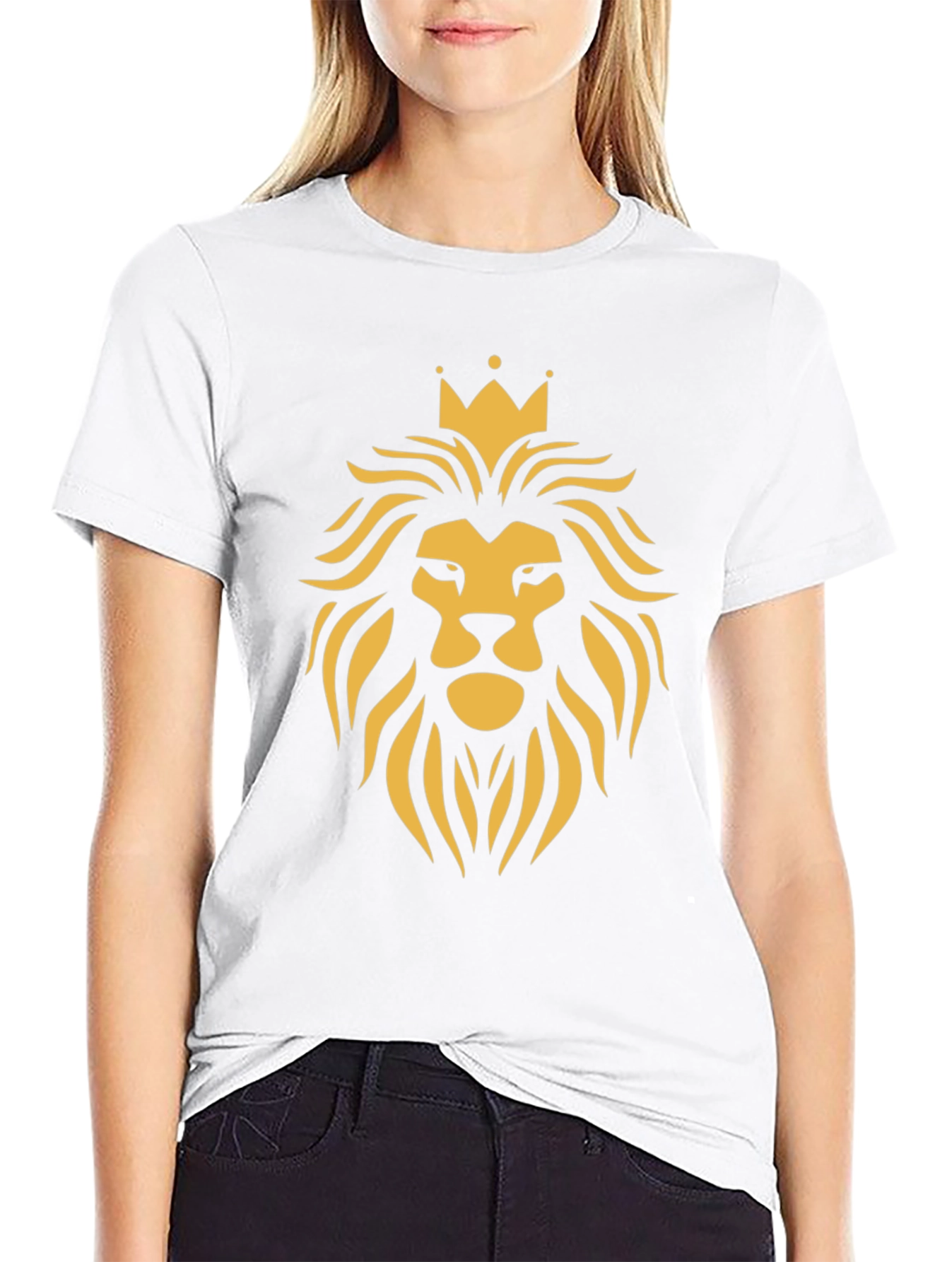 Lion King Graphic Tee - Bold Black T-Shirt