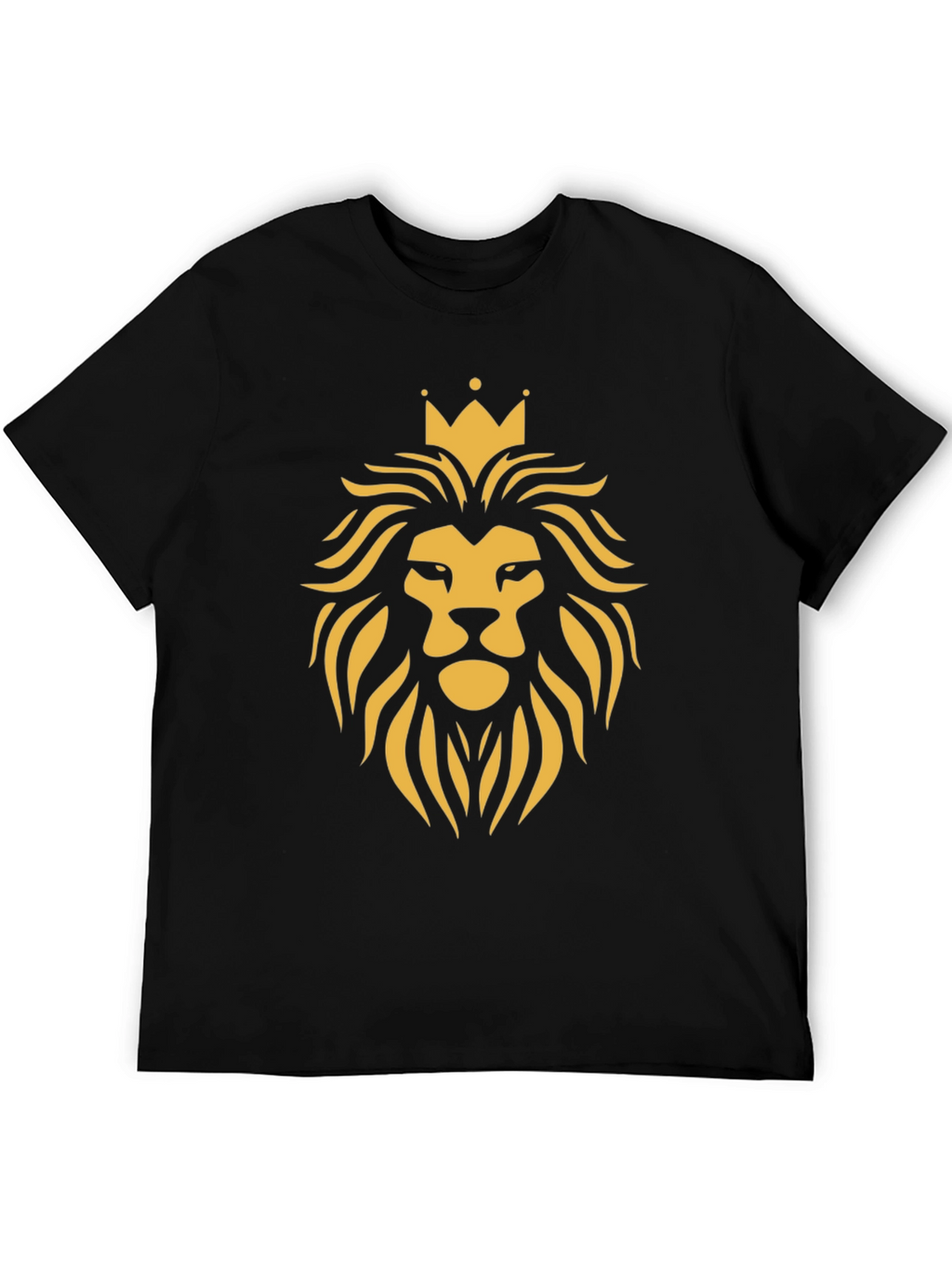 Lion King Graphic Tee - Bold Black T-Shirt