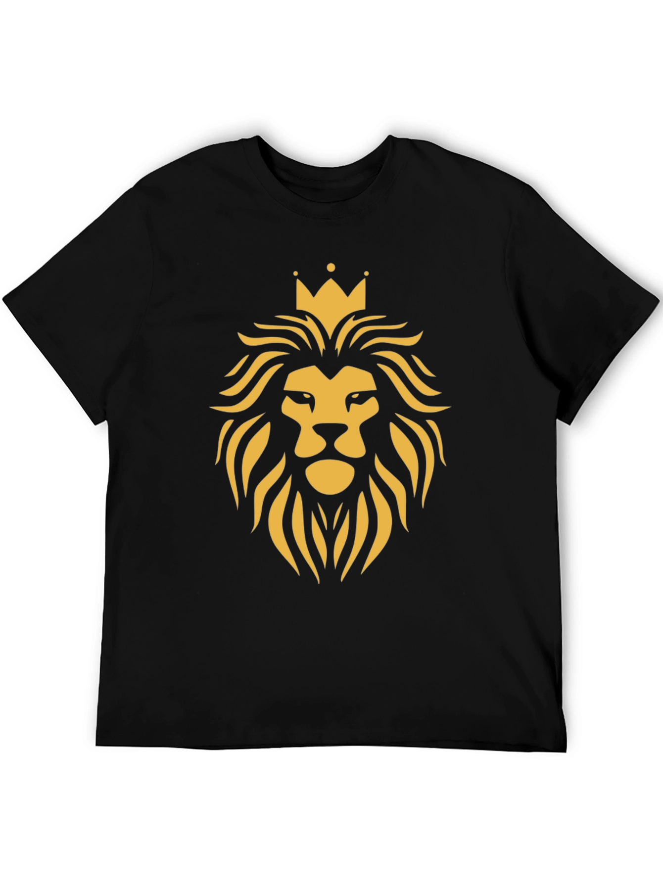 Lion King Graphic Tee - Bold Black T-Shirt