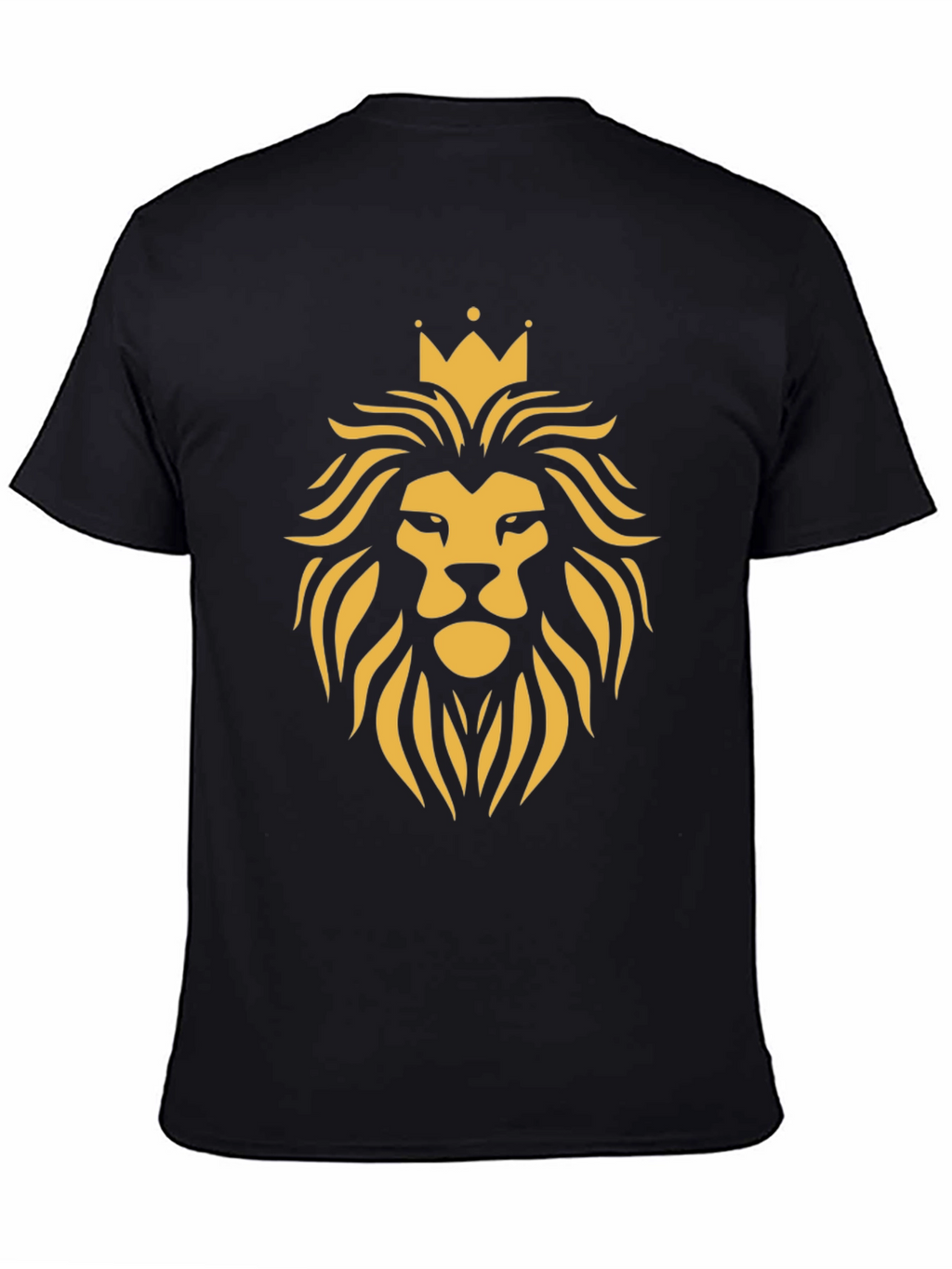 Lion King Graphic Tee - Bold Black T-Shirt