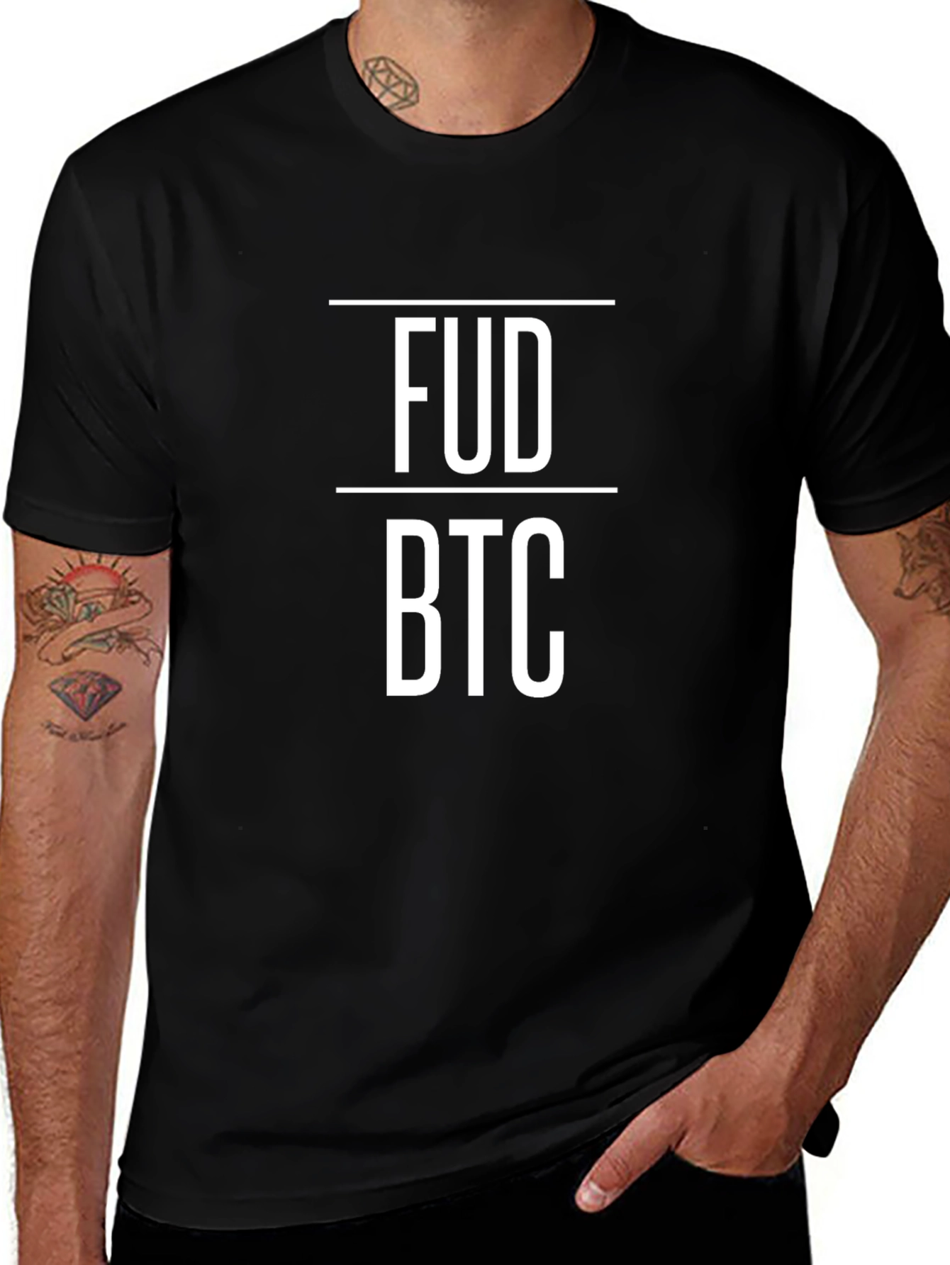 FUD BTC T-Shirt - Crypto Investor Tee