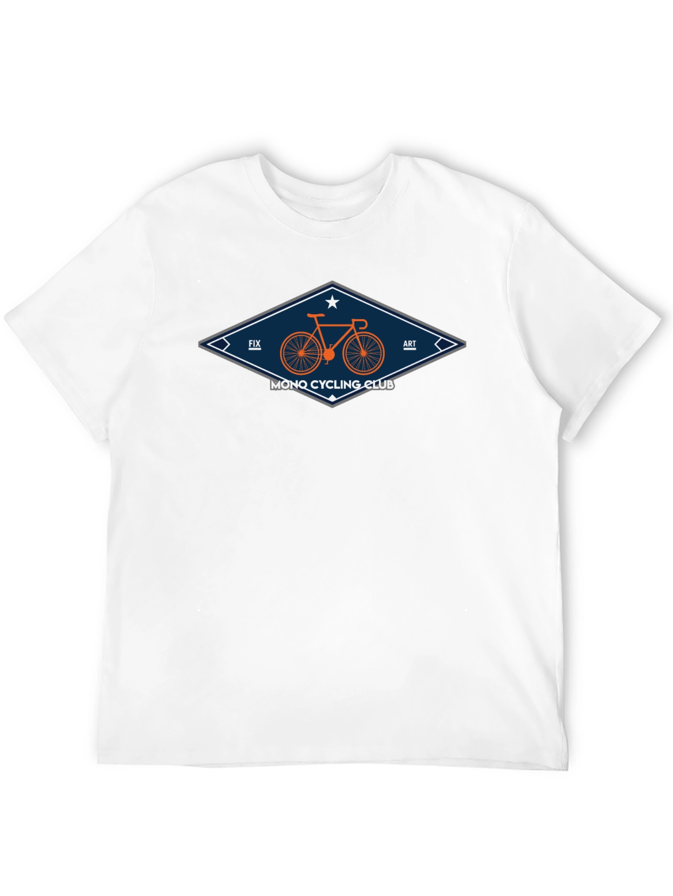 Mono Cycling Club T-Shirt - Fix Art Design