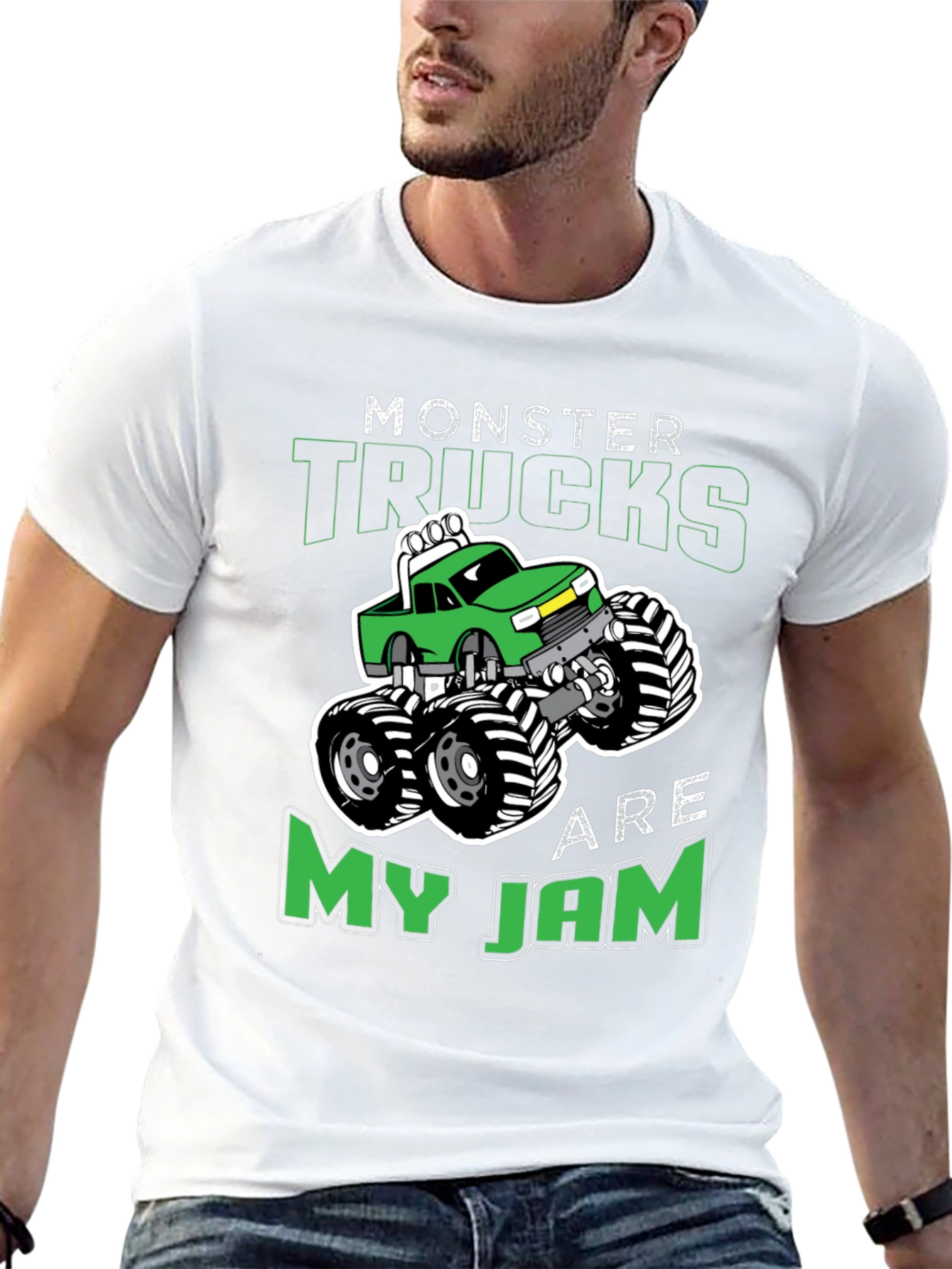 Monster Truck Graphic Tee - Are My Jam Design