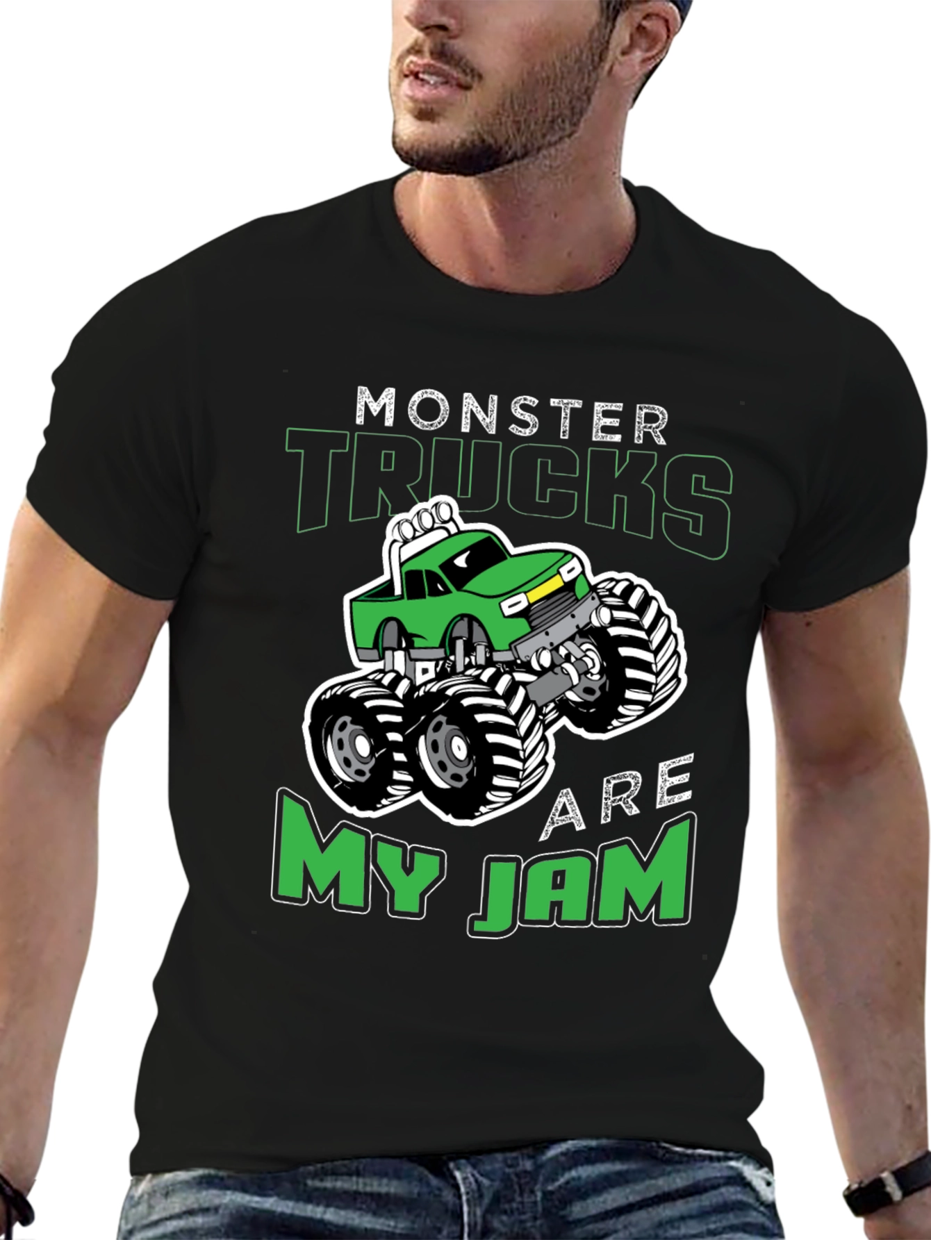Monster Truck Graphic Tee - Are My Jam Design