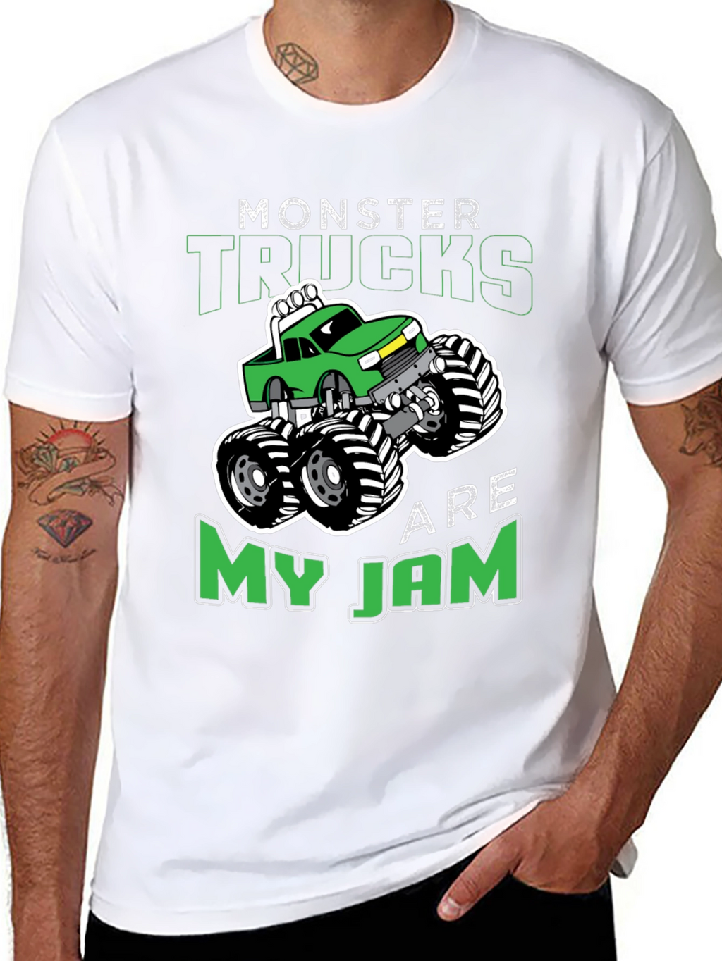 Monster Truck Graphic Tee - Are My Jam Design