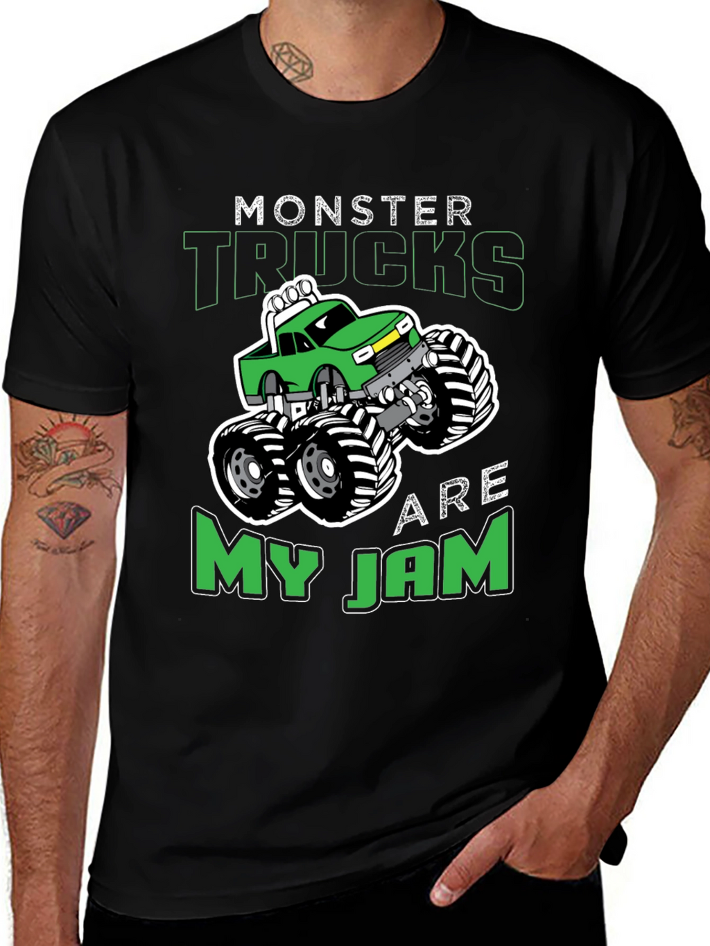 Monster Truck Graphic Tee - Are My Jam Design