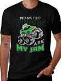 Monster Truck Graphic Tee - Are My Jam Design