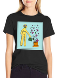 Surreal Gardener Graphic T-Shirt - Black