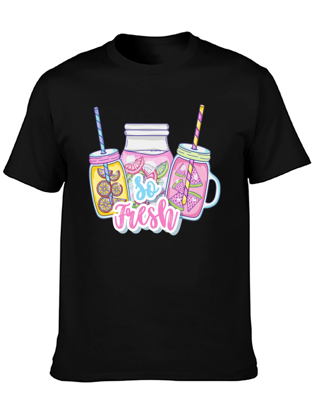 So Fresh Fruit Drinks Black T-Shirt
