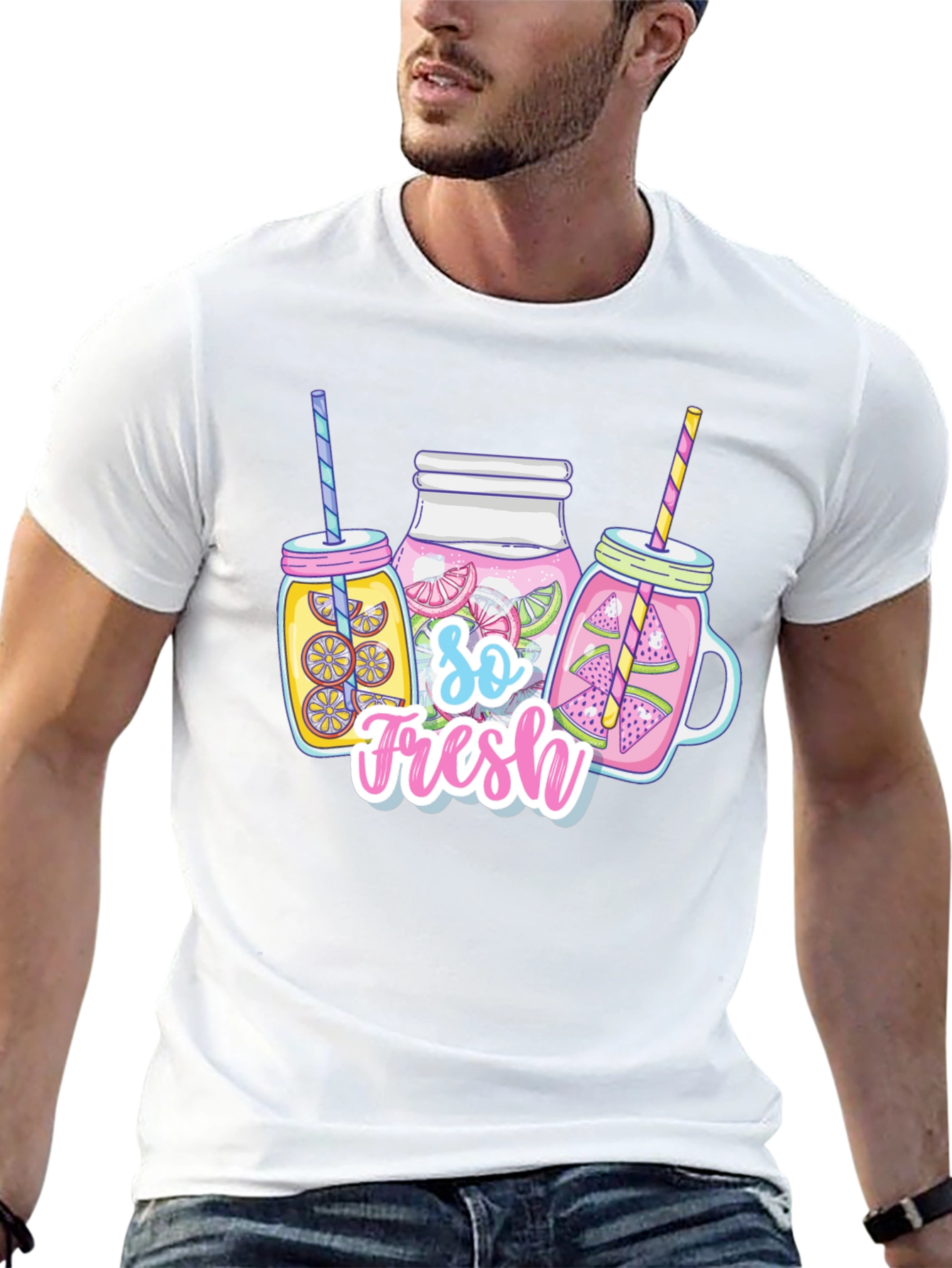 So Fresh Fruit Drinks Black T-Shirt