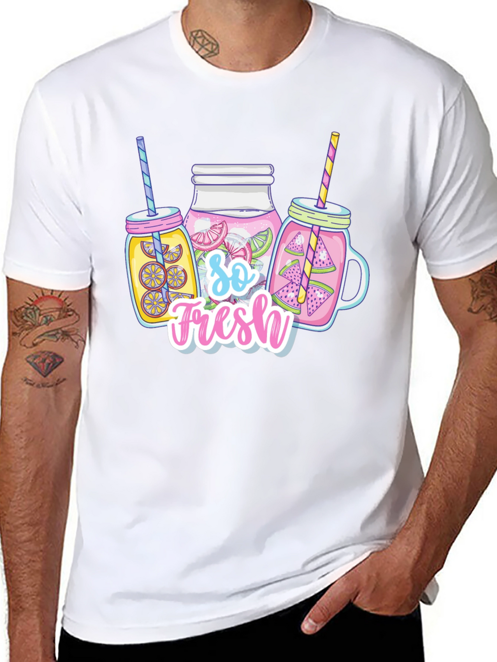 So Fresh Fruit Drinks Black T-Shirt
