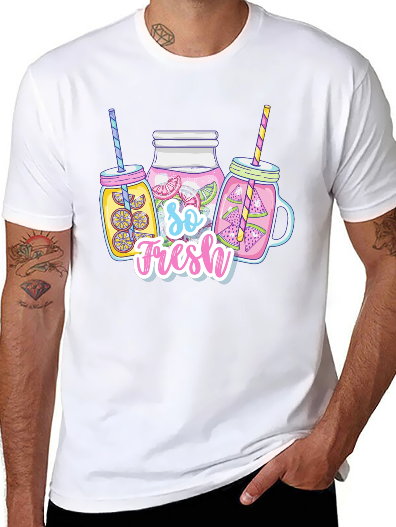 So Fresh Fruit Drinks Black T-Shirt