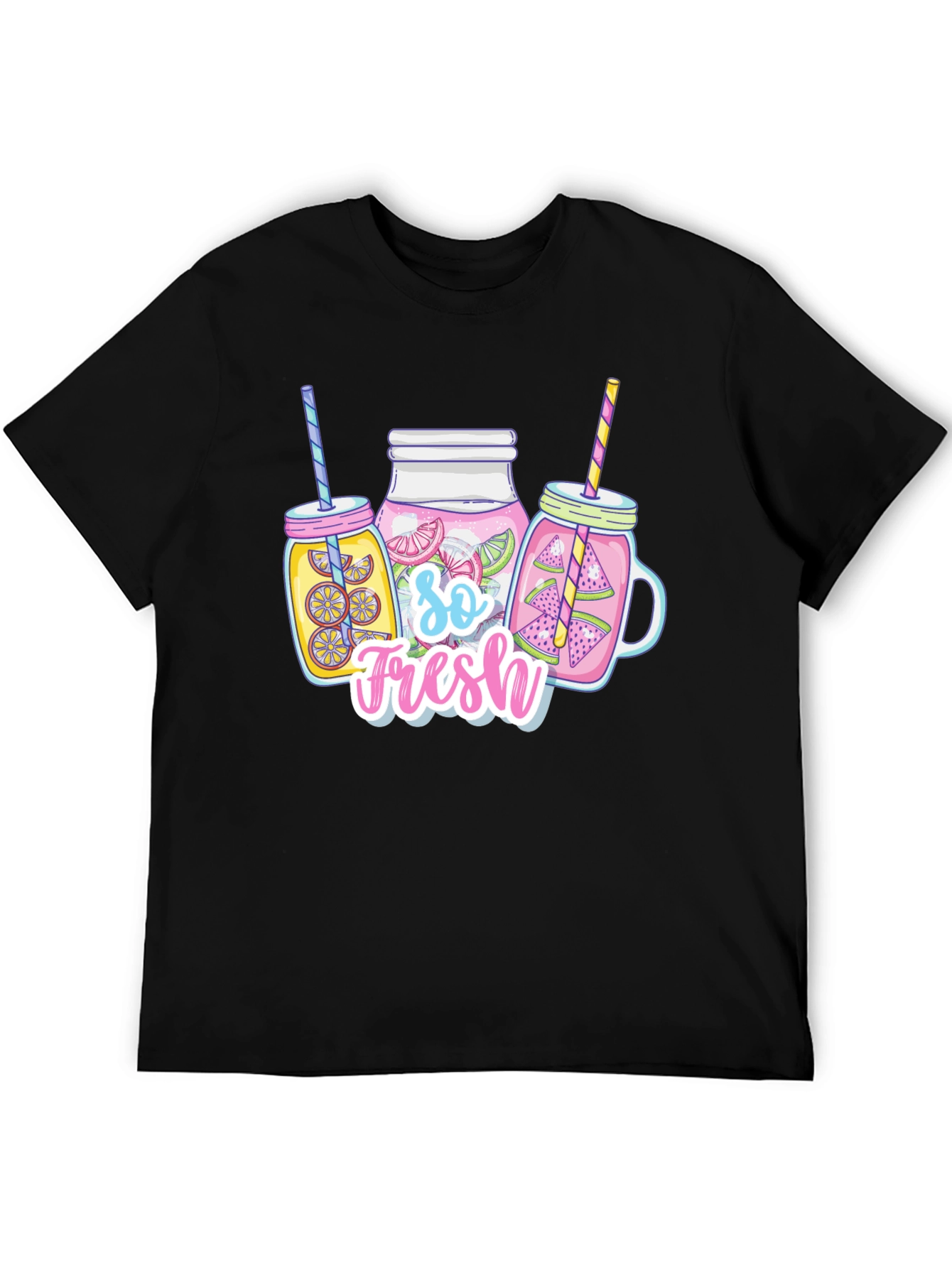 So Fresh Fruit Drinks Black T-Shirt