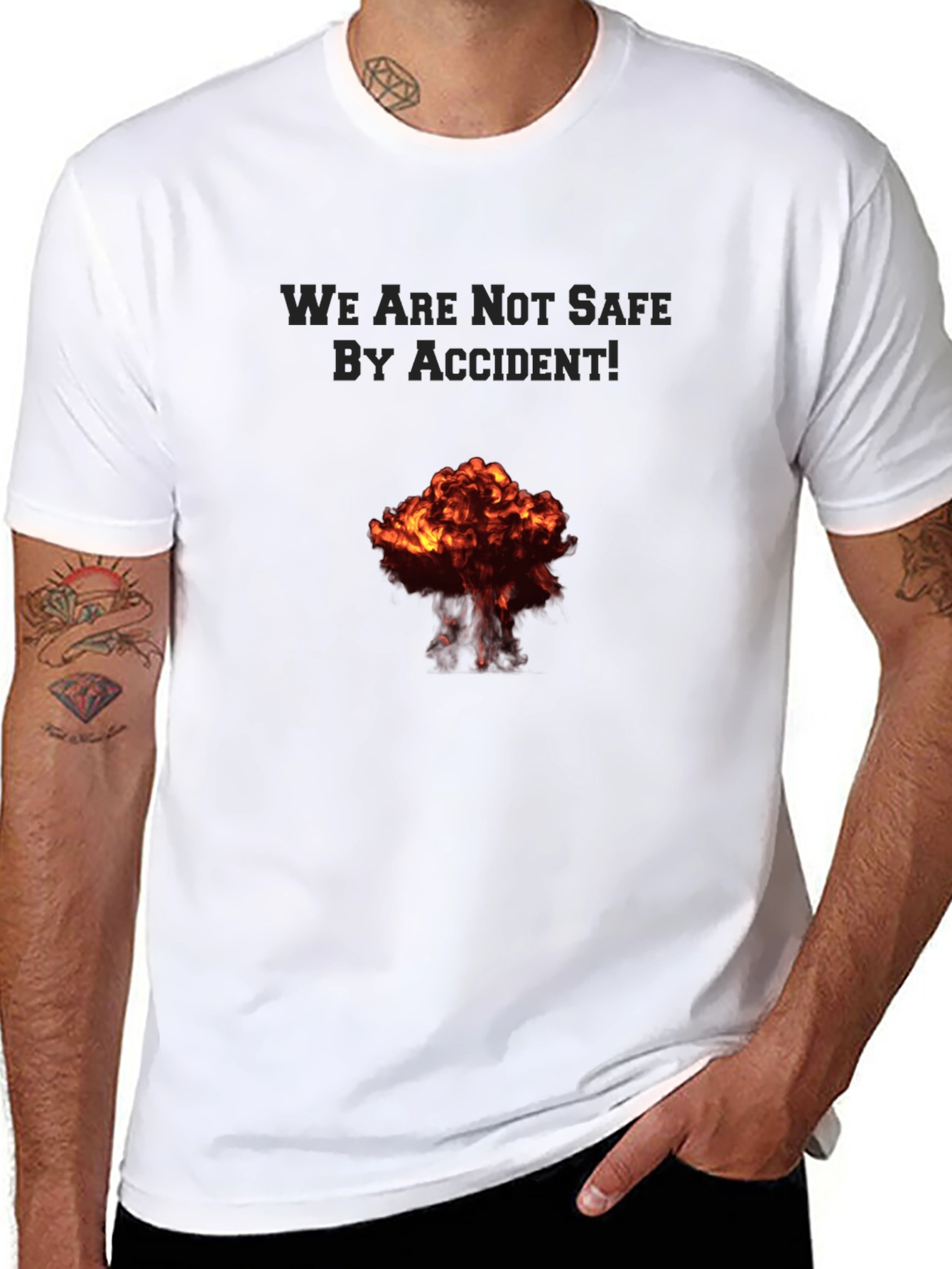 We Are Not Safe By Accident! Graphic Tee