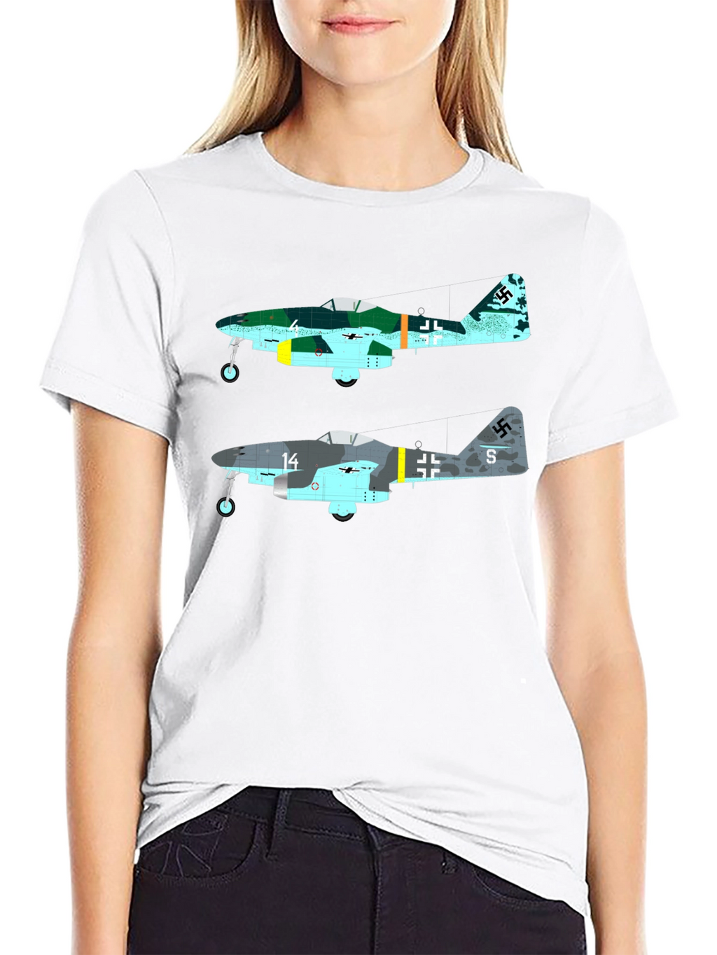 Me 262 Jet Fighter Graphic T-Shirt