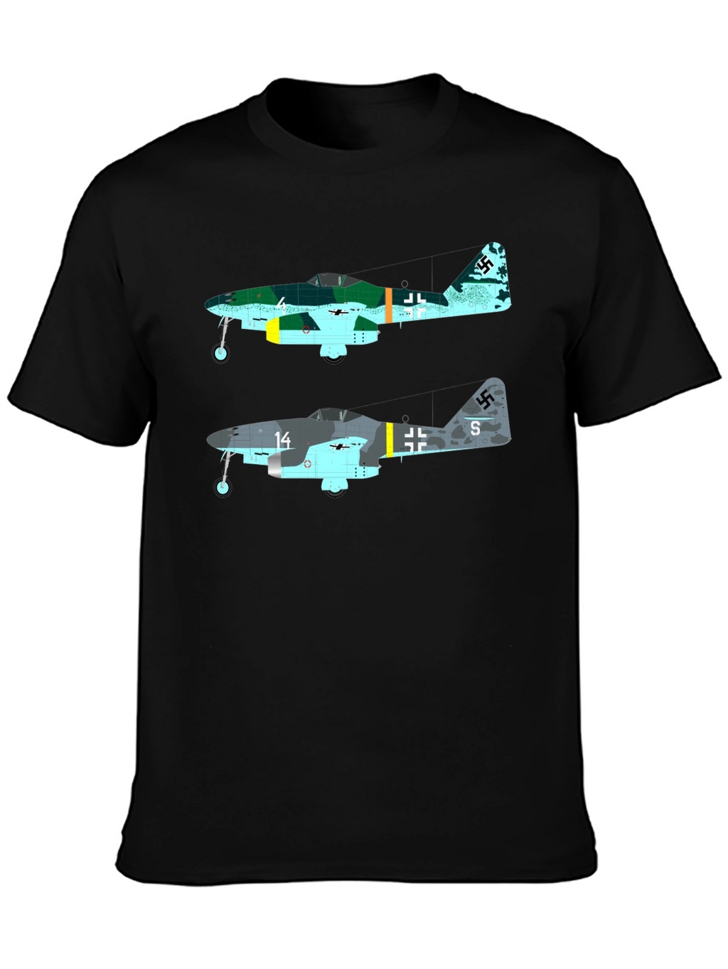 Me 262 Jet Fighter Graphic T-Shirt