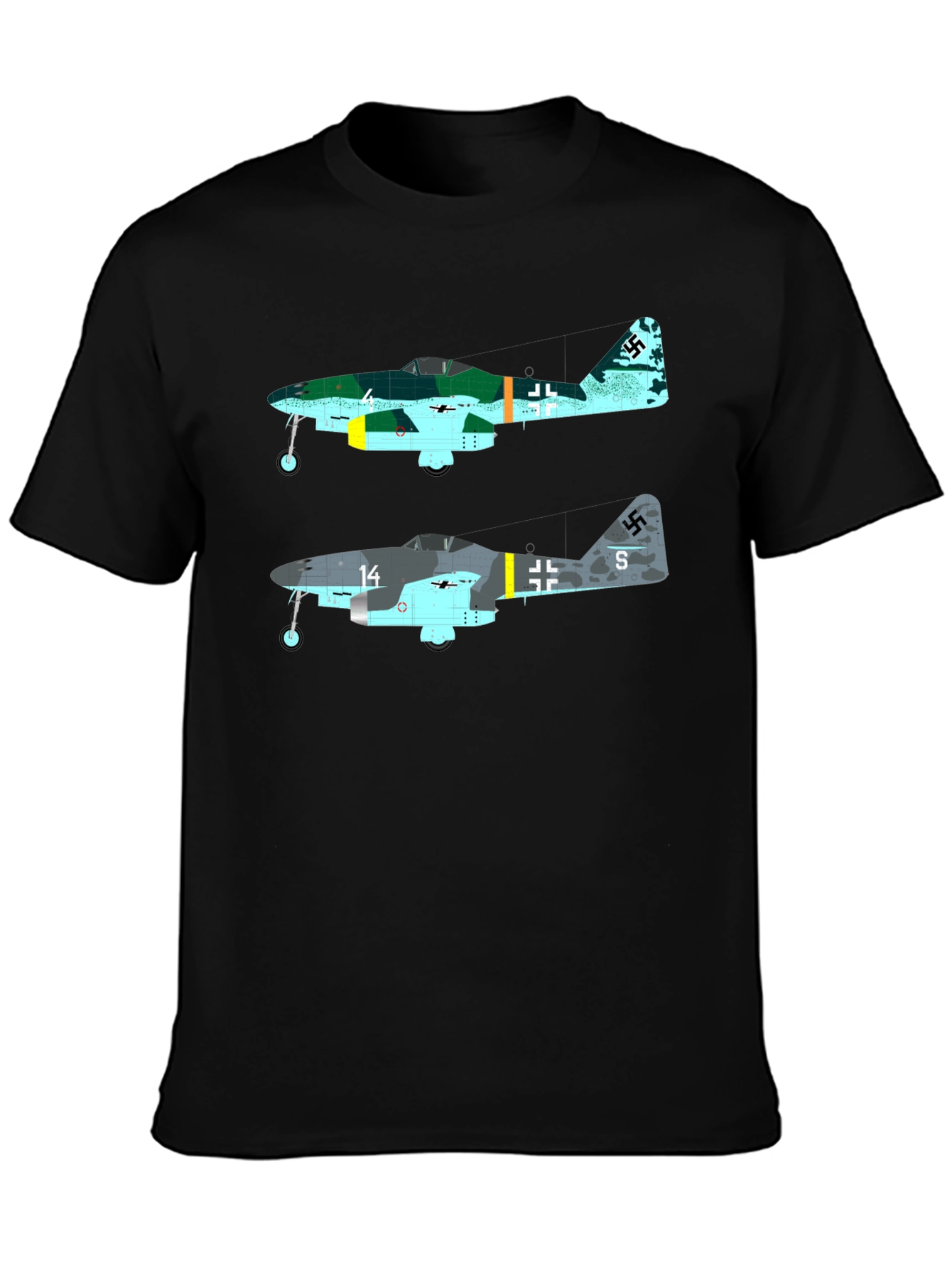 Me 262 Jet Fighter Graphic T-Shirt