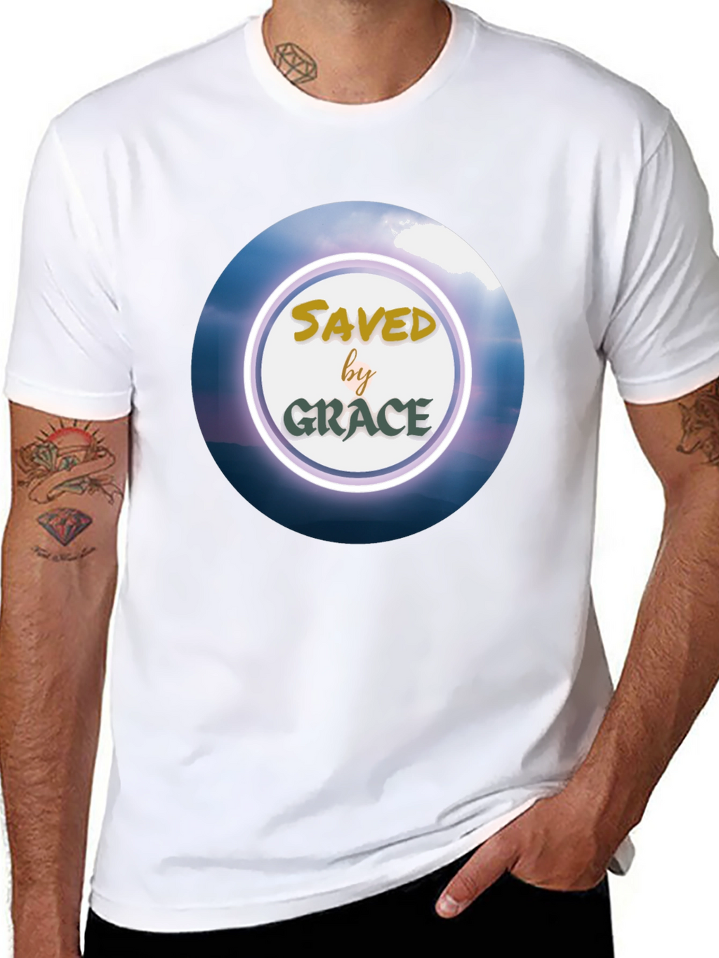 Saved by Grace T-Shirt Christian Apparel