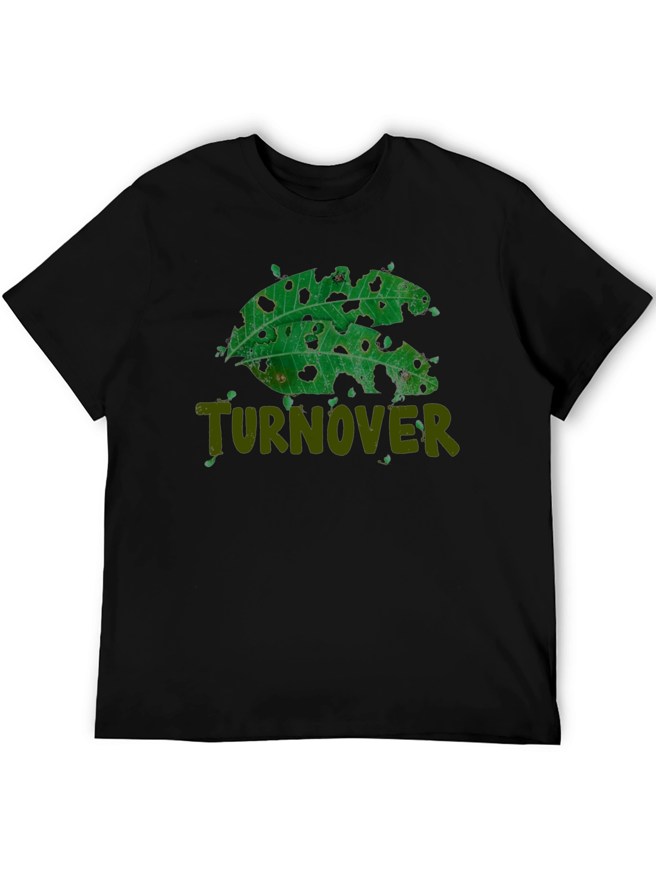 Turnover Leaf Design T-Shirt