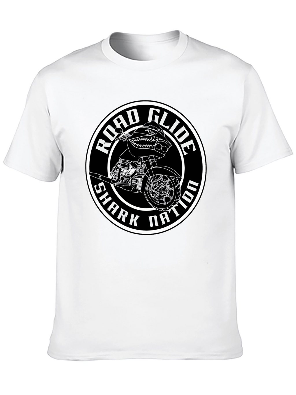 Road Glide Shark Nation Black T-Shirt