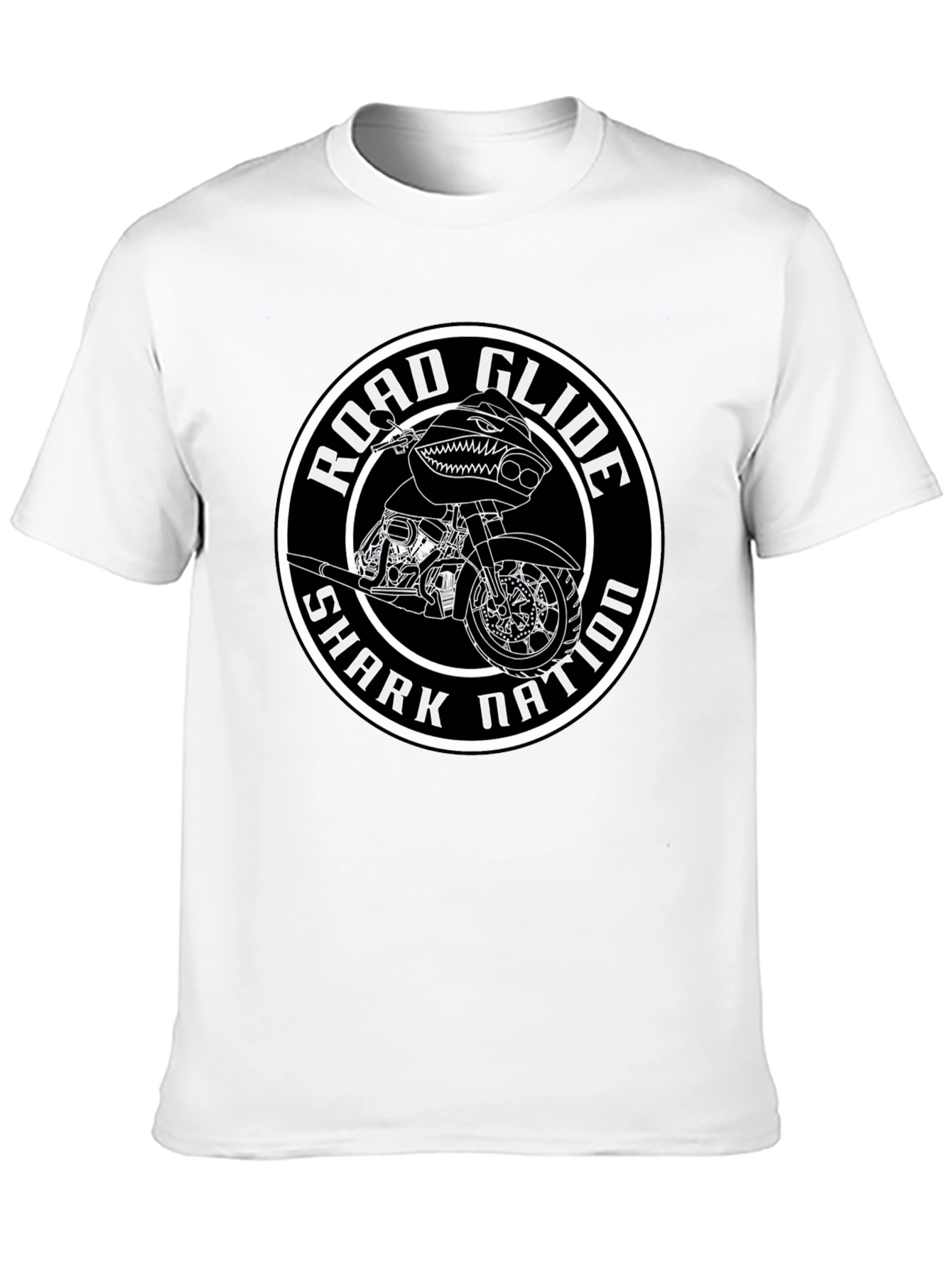 Road Glide Shark Nation Black T-Shirt