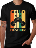 Cello Whisperer Graphic Tee - Musicians Gift