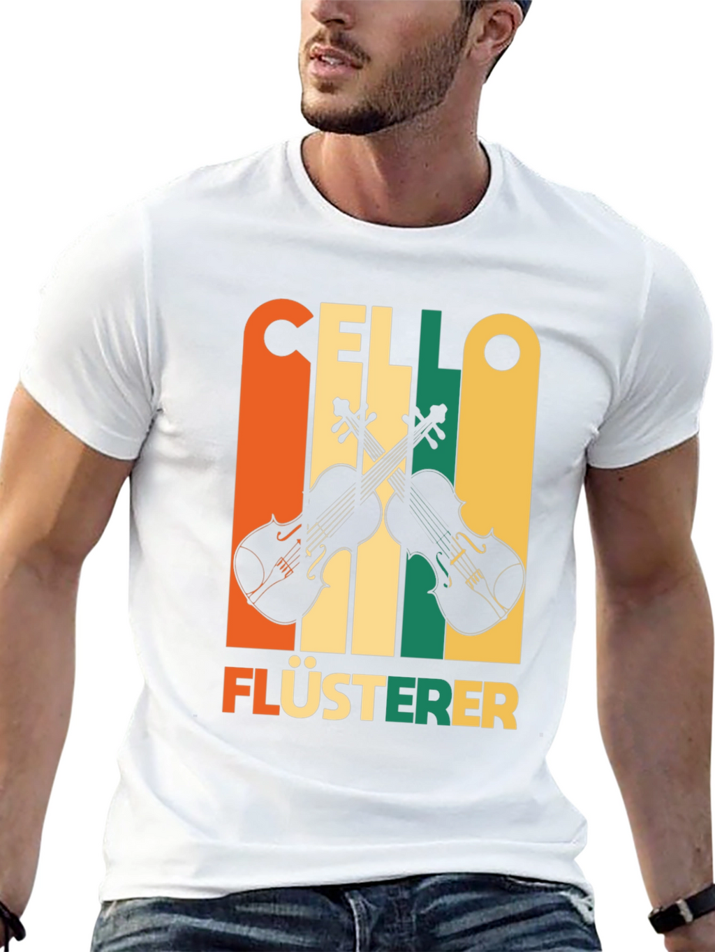 Cello Whisperer Graphic Tee - Musicians Gift