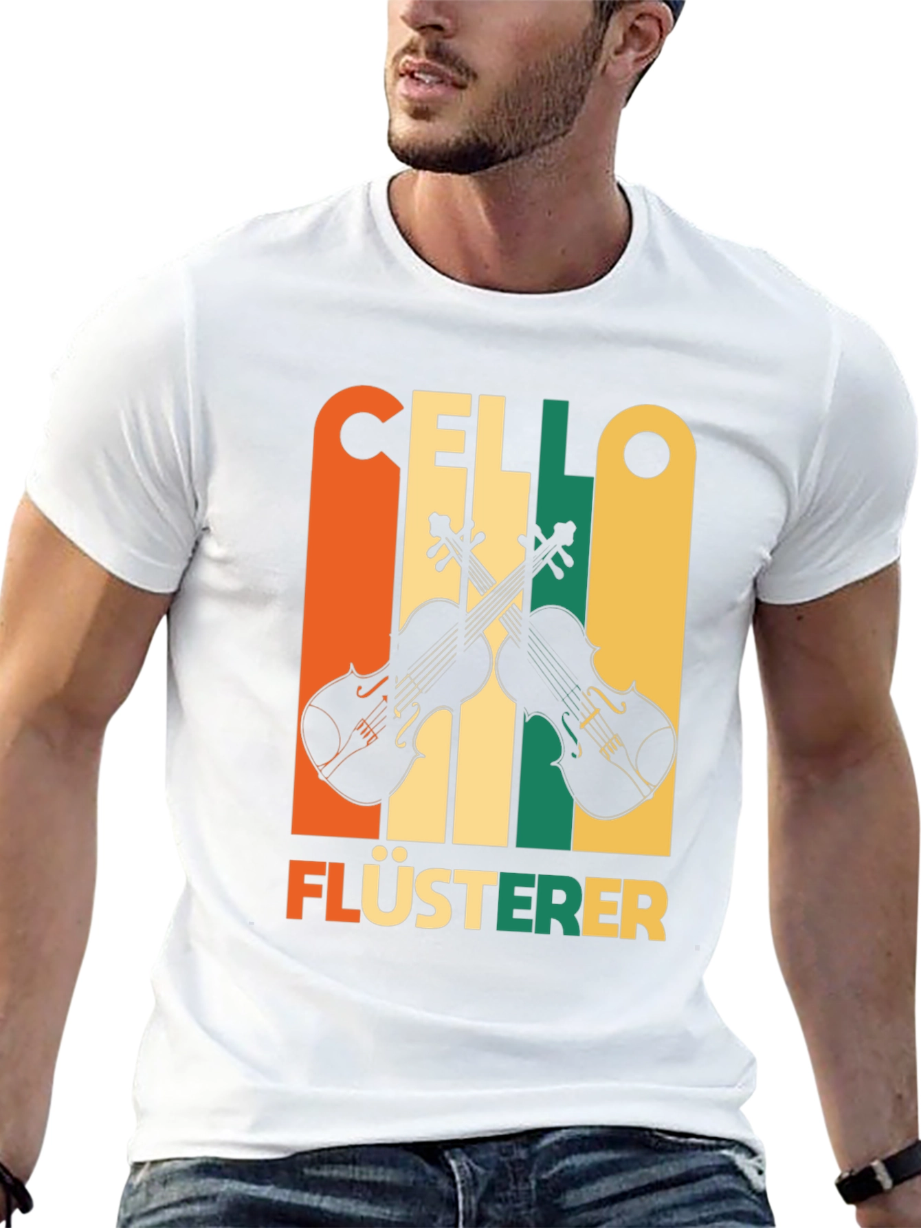 Cello Whisperer Graphic Tee - Musicians Gift