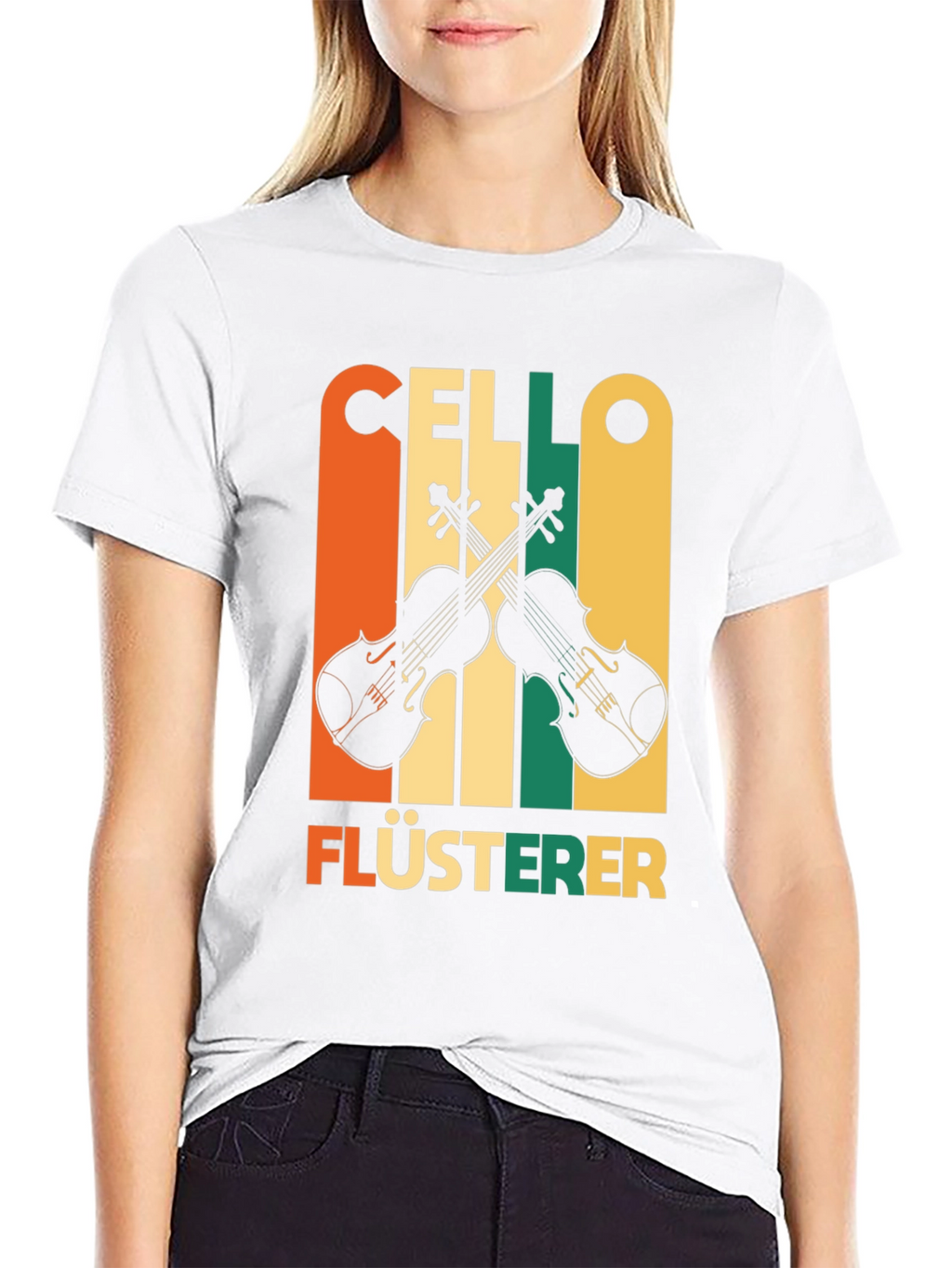 Cello Whisperer Graphic Tee - Musicians Gift