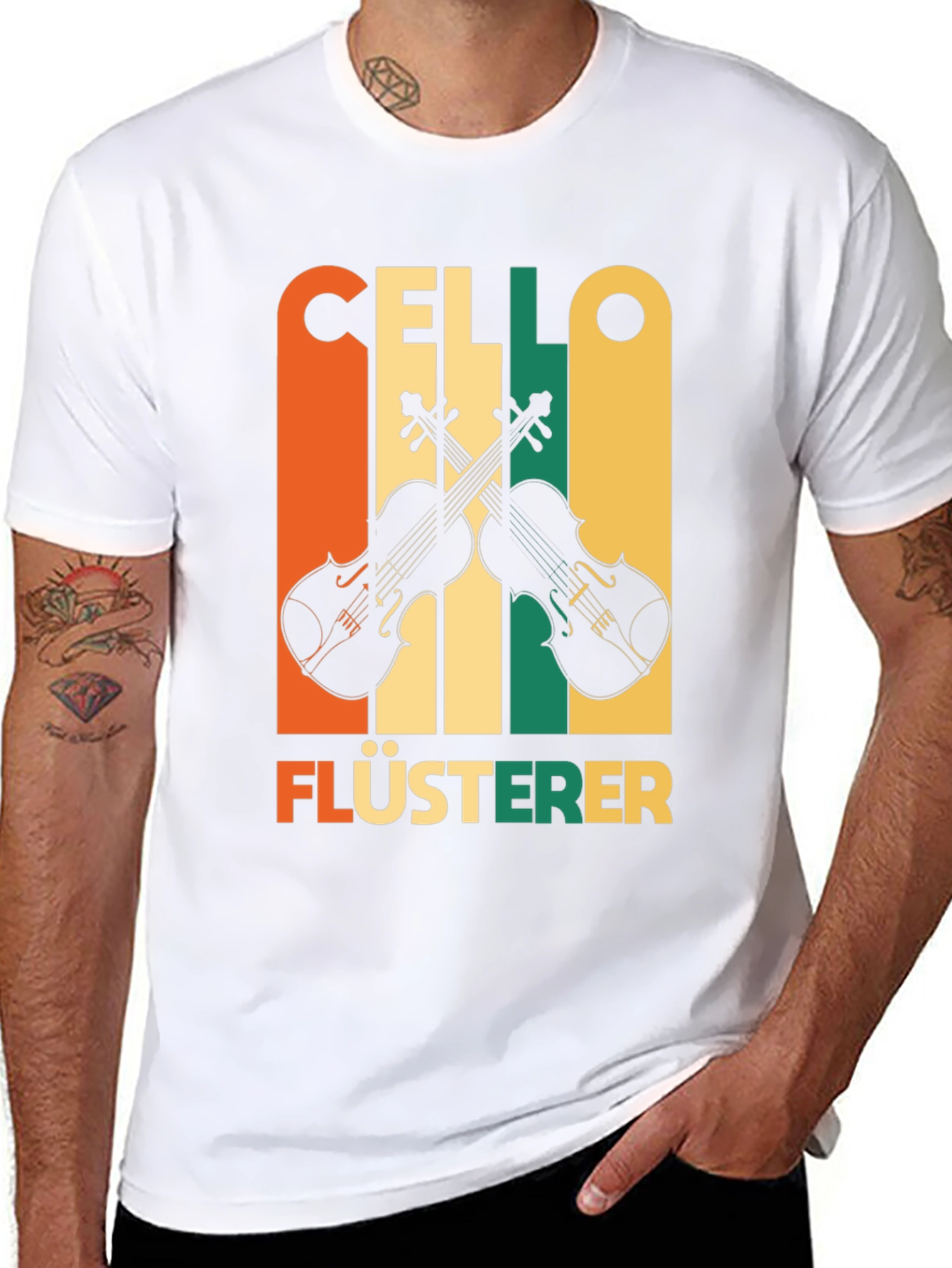 Cello Whisperer Graphic Tee - Musicians Gift