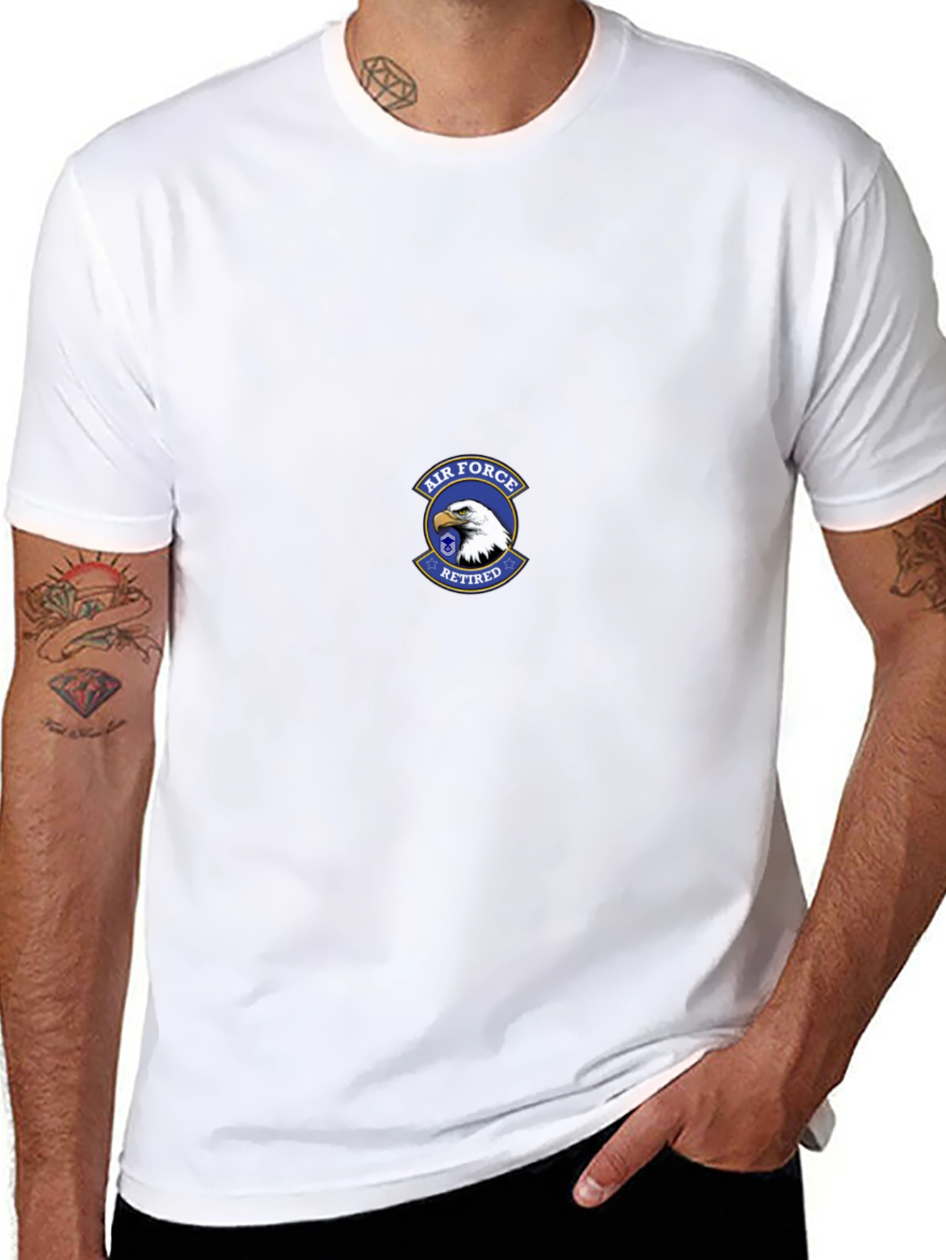 Air Force Retired Eagle Graphic T-Shirt