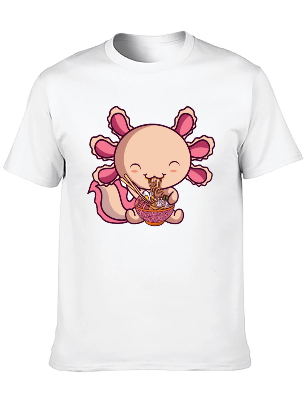 Axolotl Ramen Black T-Shirt