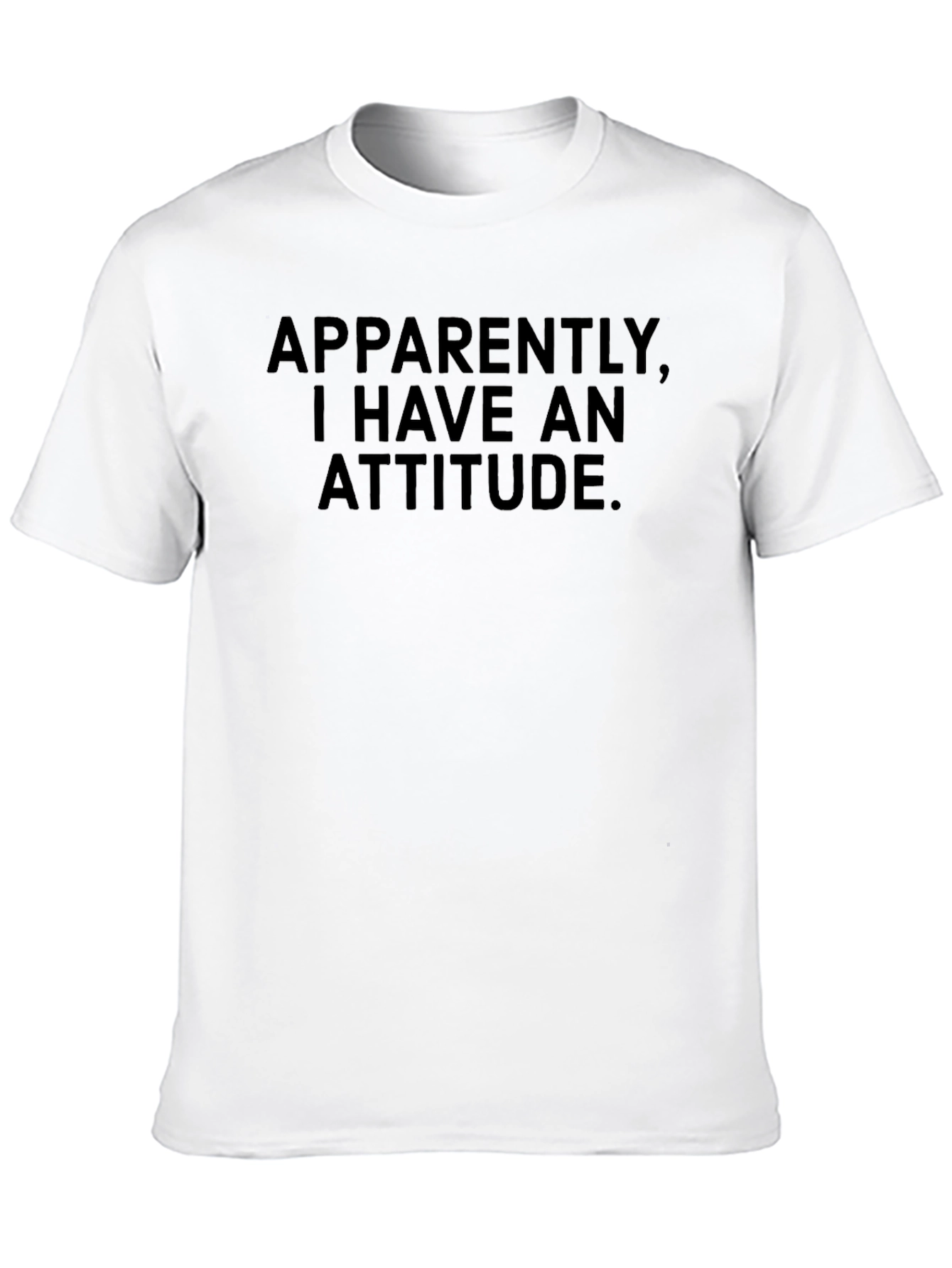Attitude Graphic Tee - Soft Cotton T-Shirt