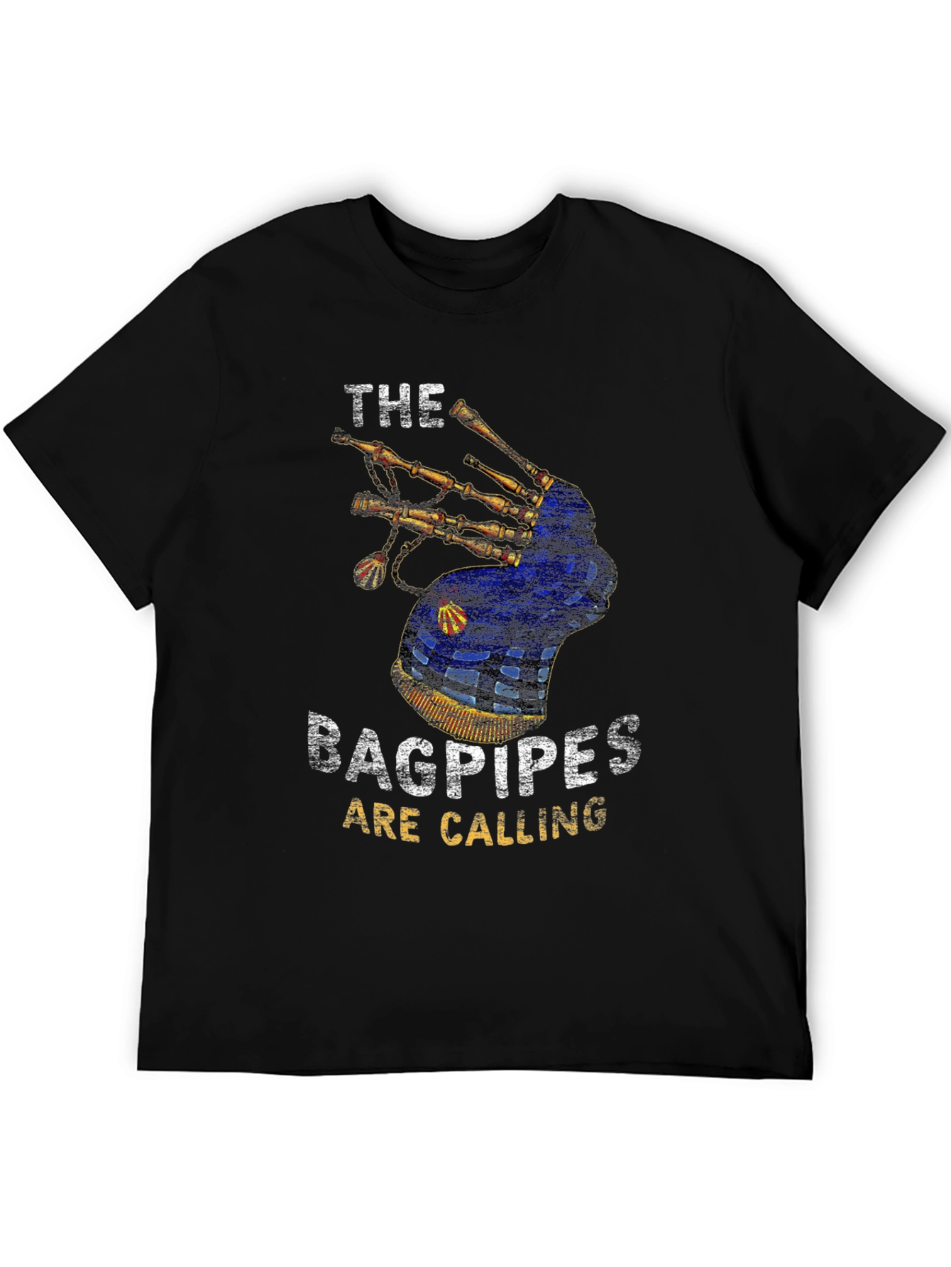Bagpipes Are Calling Graphic T-Shirt