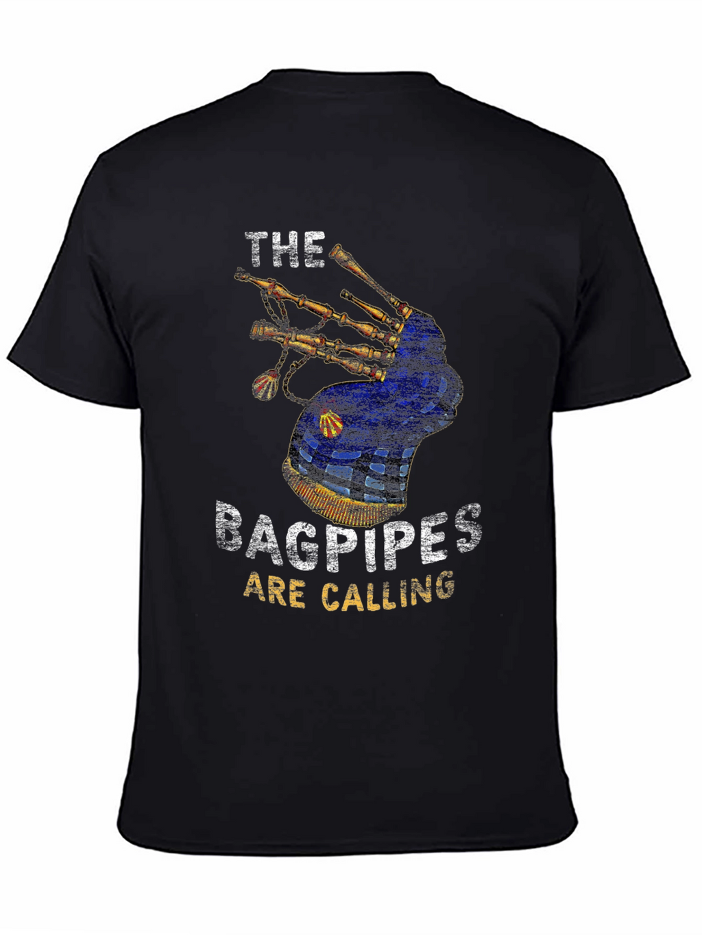 Bagpipes Are Calling Graphic T-Shirt