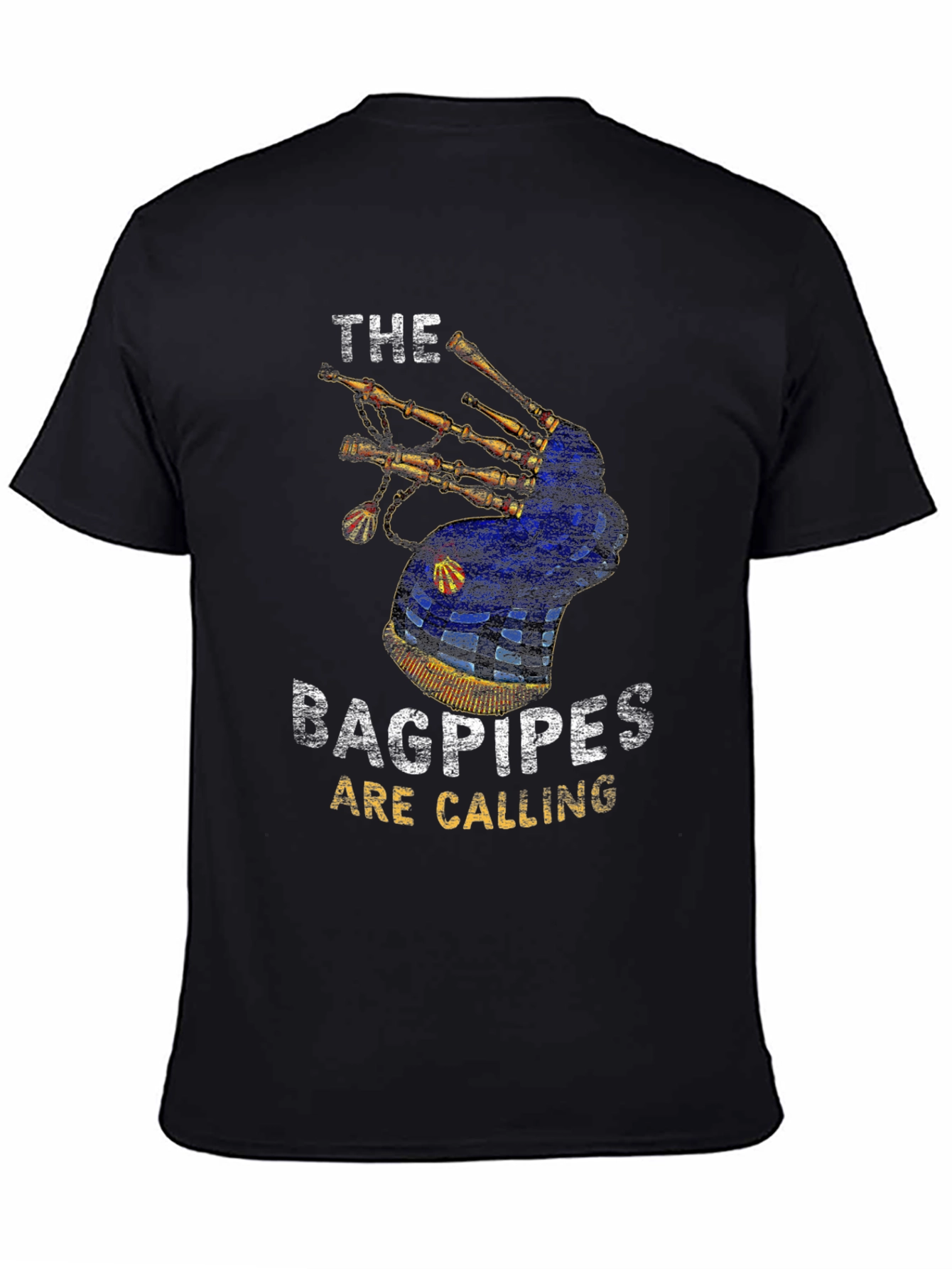 Bagpipes Are Calling Graphic T-Shirt