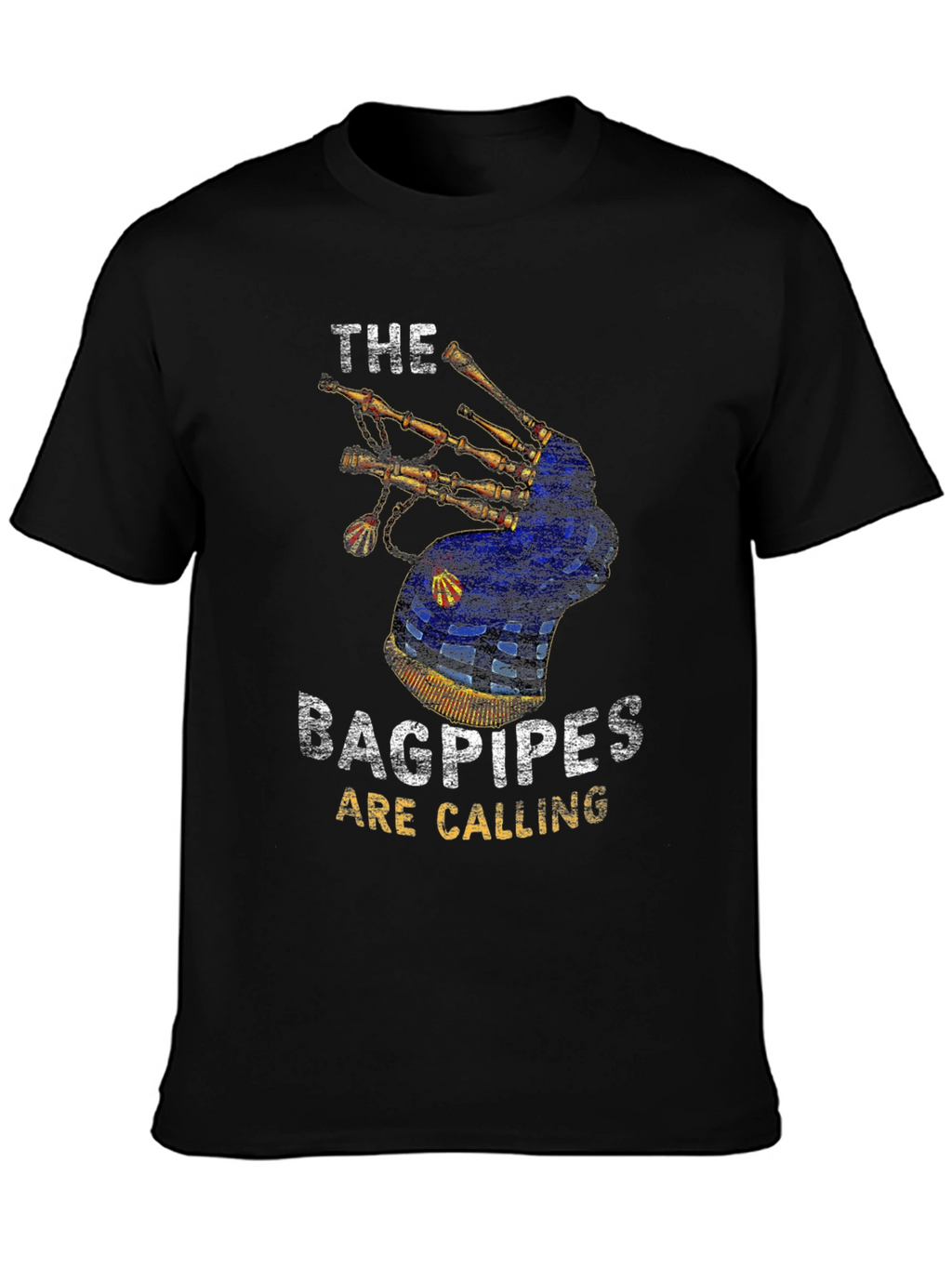 Bagpipes Are Calling Graphic T-Shirt